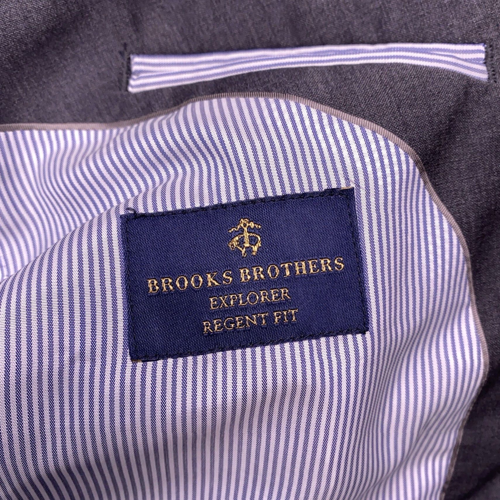 Brooks Brothers Brooks Brothers Explorer Regent Fit Blazer 38 Short Gray Wool Stretch New Size US 38 / EU 54 - 4 Thumbnail