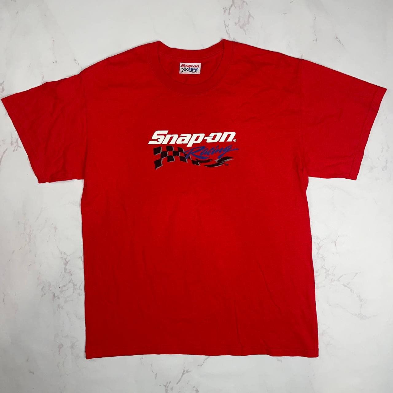 Vintage Vintage Racing Snap On Tools Tshirt Red t-shirt size XL Size US XL / EU 56 / 4 - 1 Thumbnail