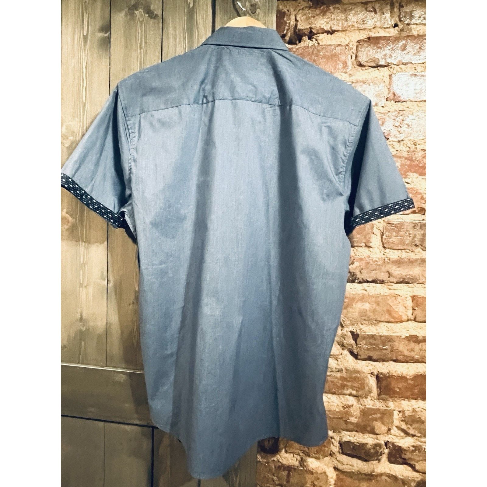 Other Craft+Flow blue mens button down dress shirt NEW NWT Size: L Size US L / EU 52-54 / 3 - 4 Thumbnail