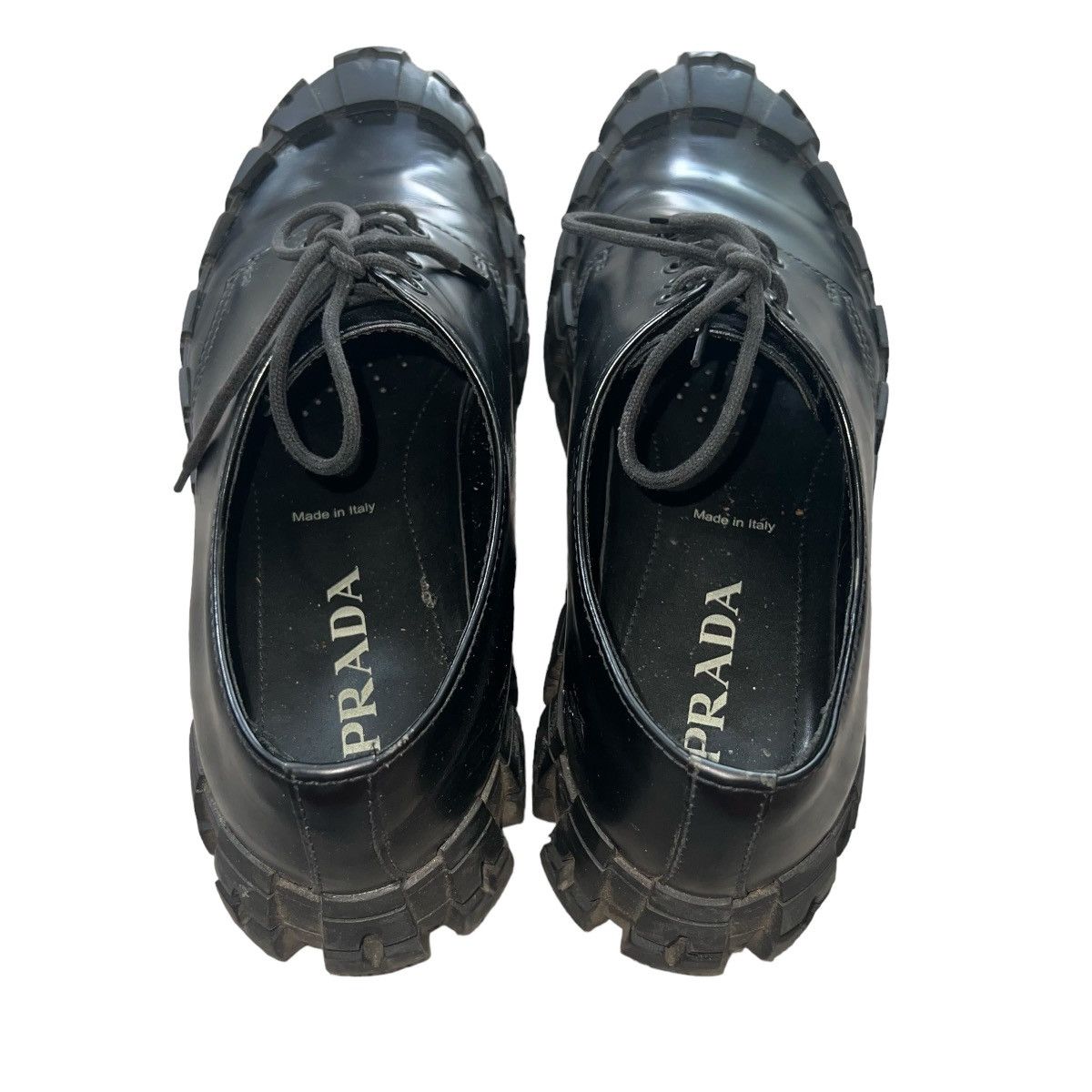 Prada PRADA 2019AW MONOLITH CHUNKY DERBY LOFA SHOES Size US 9 / EU 42 - 4 Thumbnail