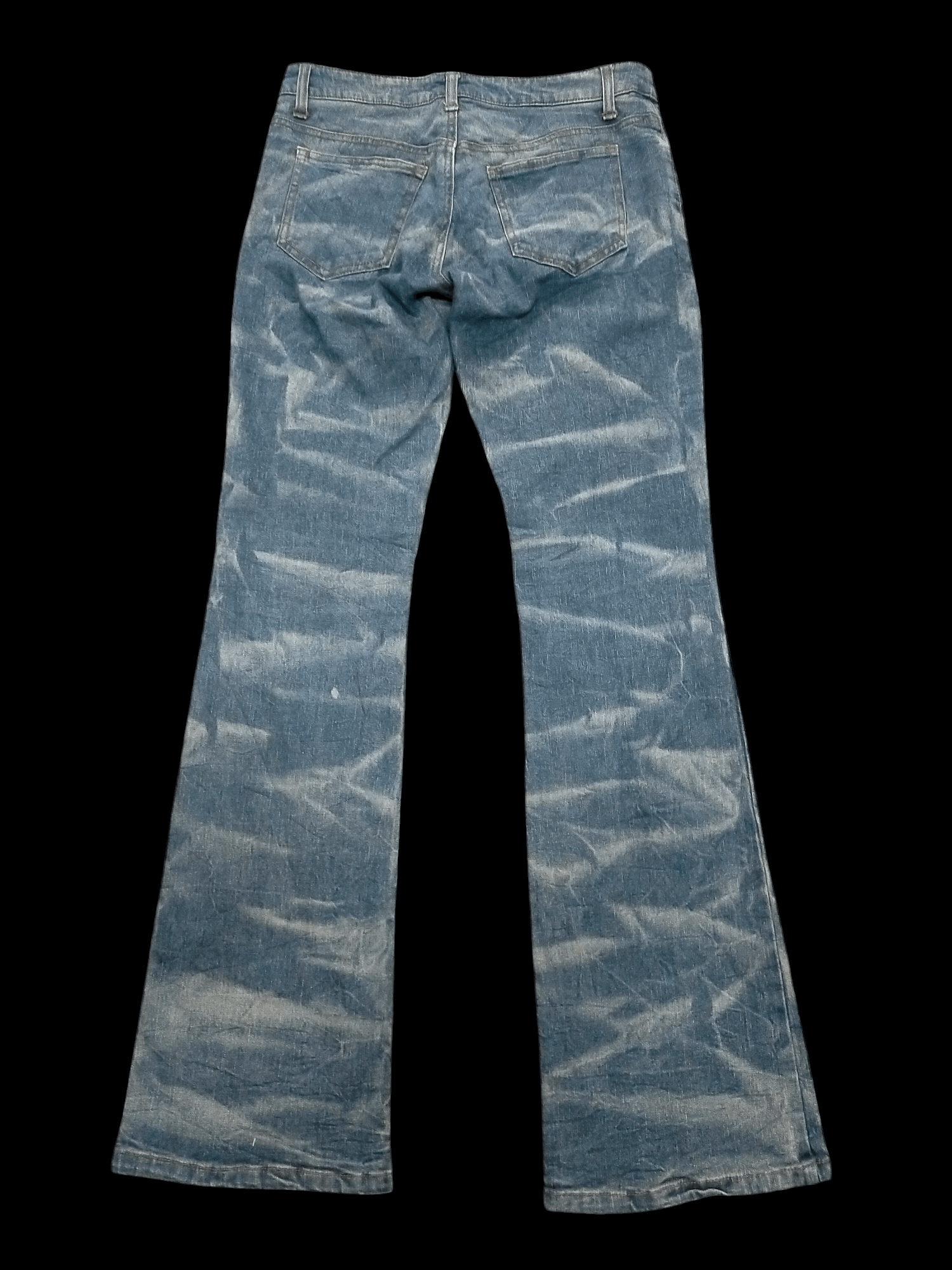 Hysteric Glamour 🔥 Flare 🔥 Japanese Brand Washed Crazy Jeans Size US 29 - 2 Thumbnail