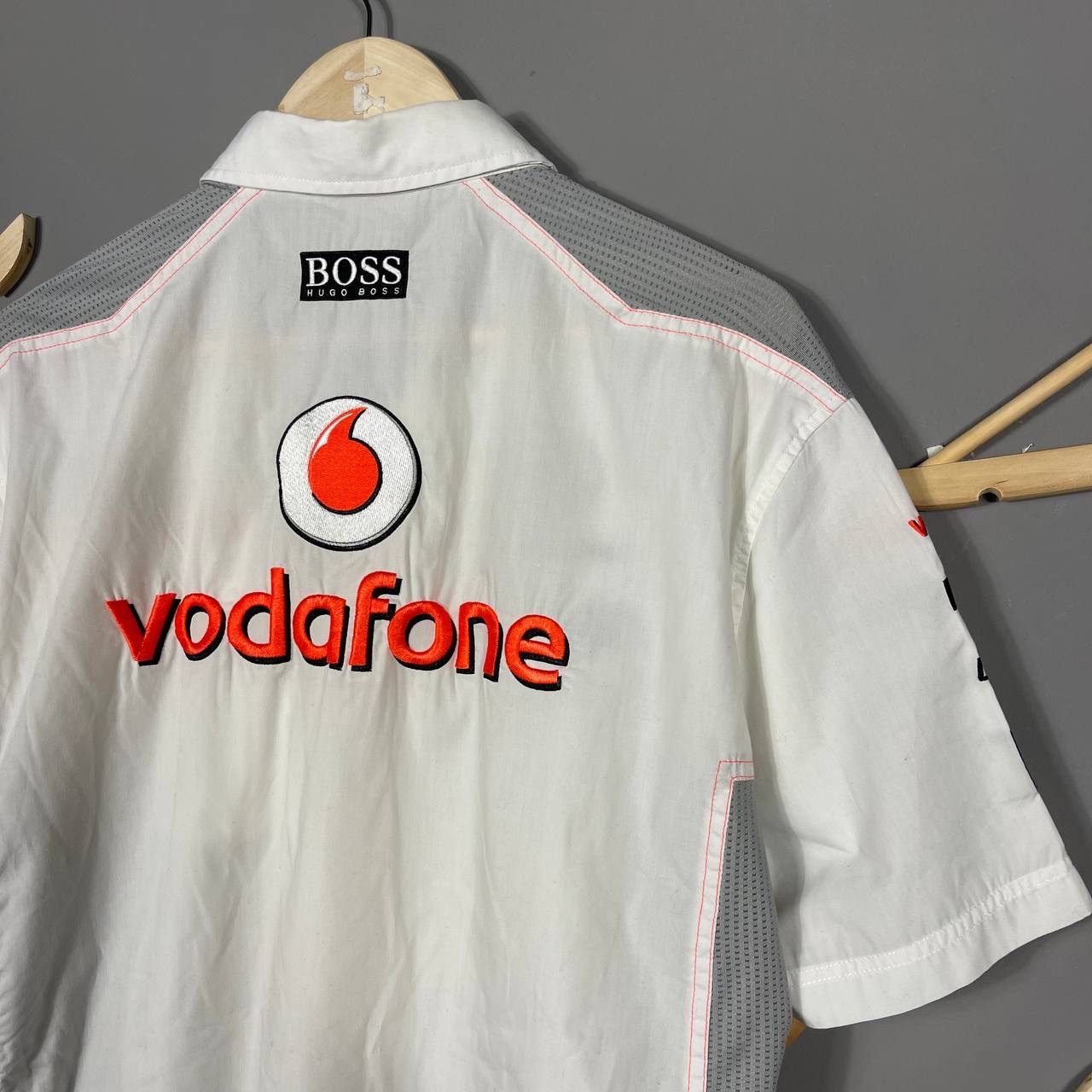 Hugo Boss × Mercedes-Benz Mercedes Benz McLaren Boss F1 short sleeve button up shirt Size US XL / EU 56 / 4 - 9 Thumbnail