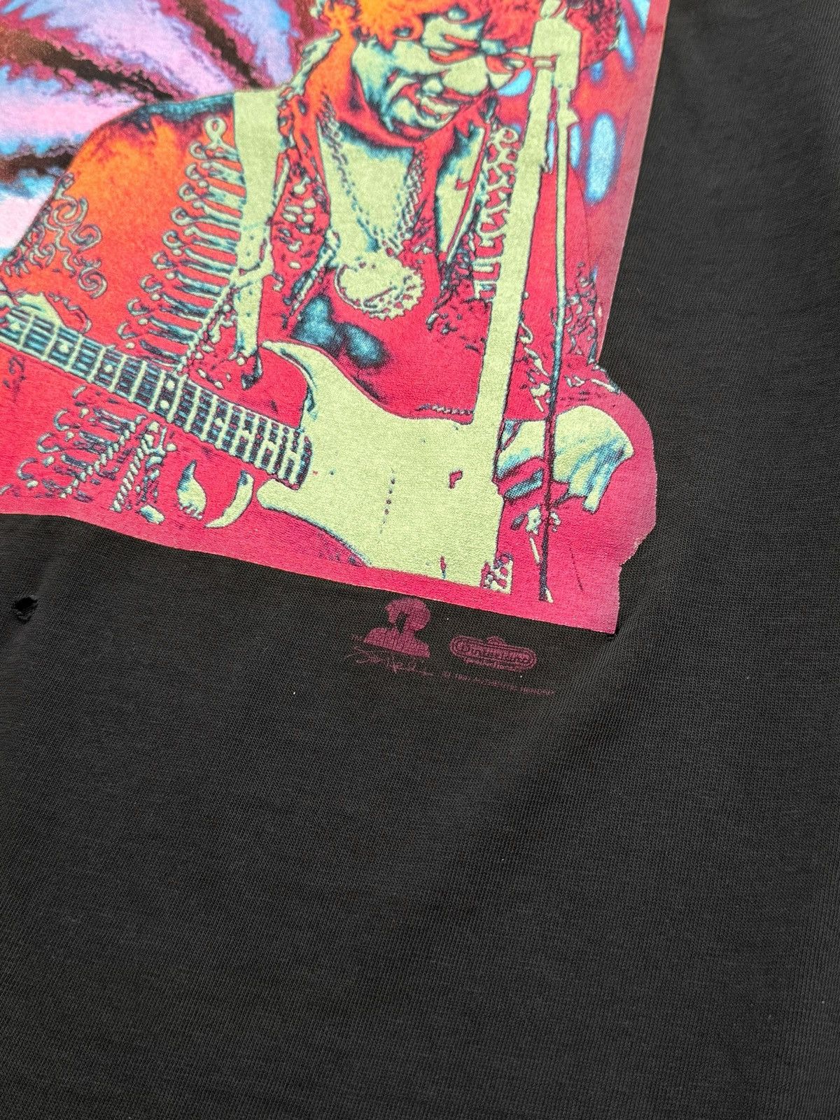 Vintage 1997 Jimi Hendrix Winterland Psychadelic Shirt Size US XL / EU 56 / 4 - 2 Thumbnail