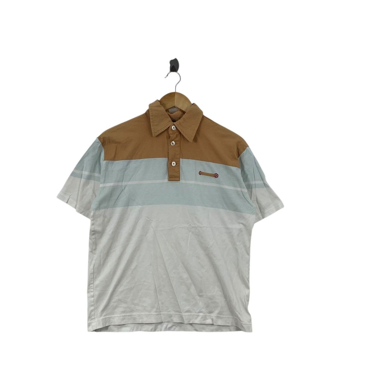Ocean Pacific Vintage OCEAN PACIFIC OP Surf Hawaii Striped Polo Tee Shirt Size US S / EU 44-46 / 1 - 3 Thumbnail