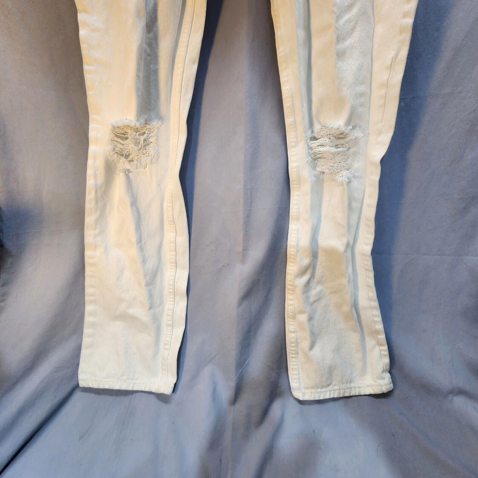 Levi's Levi's 511 White Distressed Jeans Mens 38x34 Size US 38 / EU 54 - 2 Thumbnail