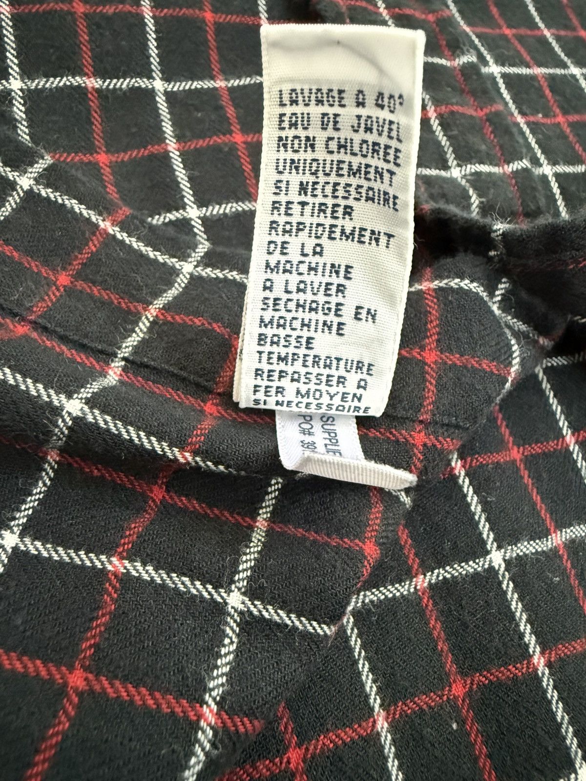 Ralph Lauren Vintage 2000s Ralph Lauren Plaid Flannel Shirt Black Red M Size US M / EU 48-50 / 2 - 7 Thumbnail