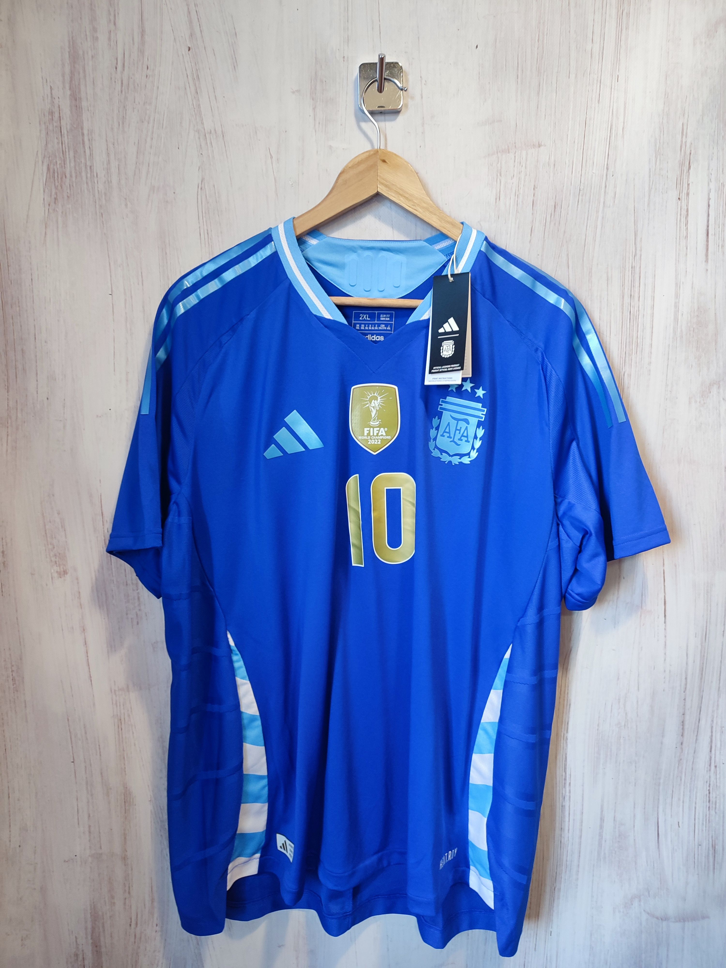 Adidas Authentic Soccer Jersey Argentina 2024 2025 away Copa America winner kit tee Messi Grailed