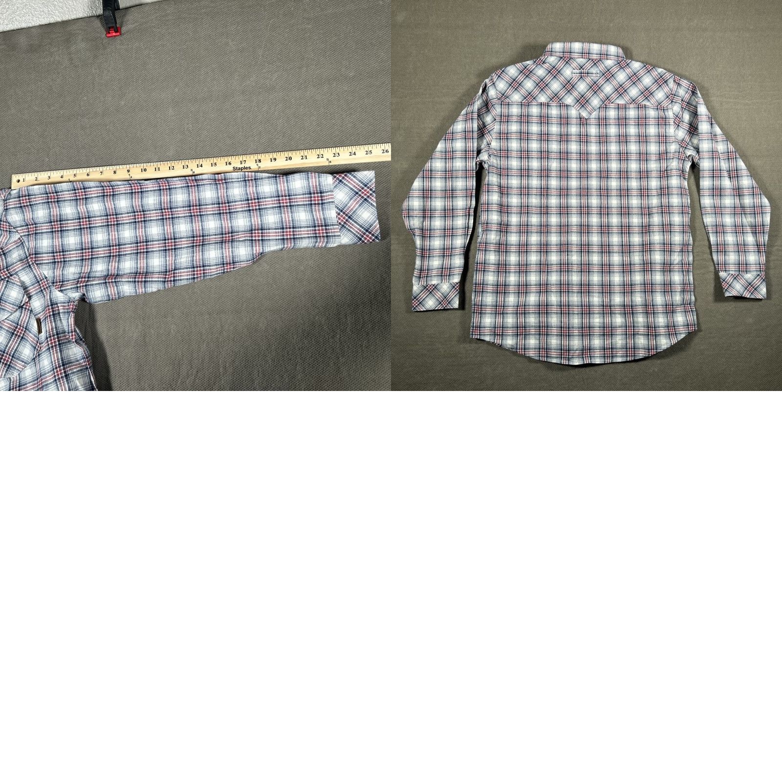 Vintage VINTAGE Legendary Whitetails Shirt Mens Large Snap Button Up Flannel Plaid Pockets Size US L / EU 52-54 / 3 - 10 Thumbnail