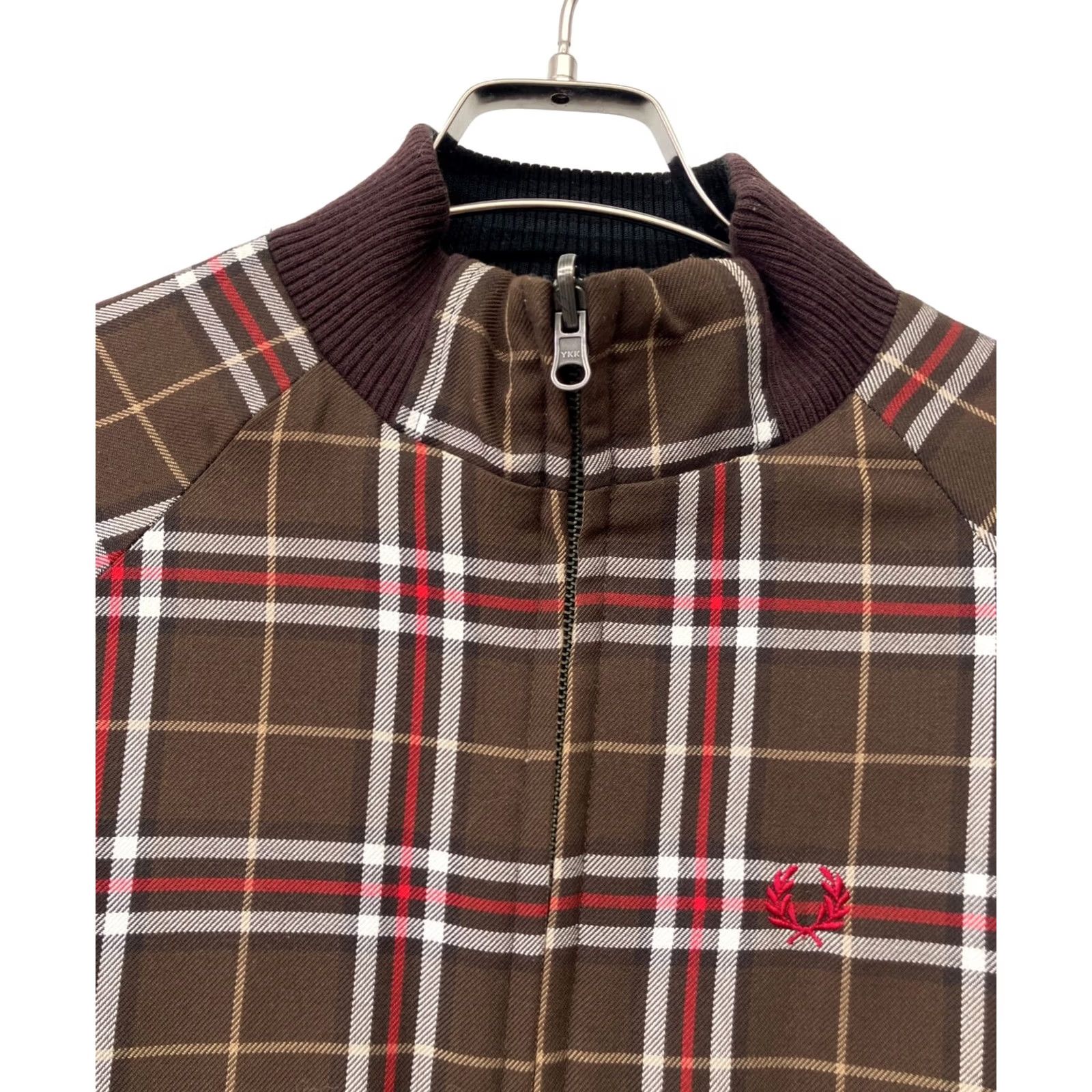 Fred Perry FRED PERRY Quilted Reversible Jacket Brown M Men Jacket Size US M / EU 48-50 / 2 - 4 Thumbnail