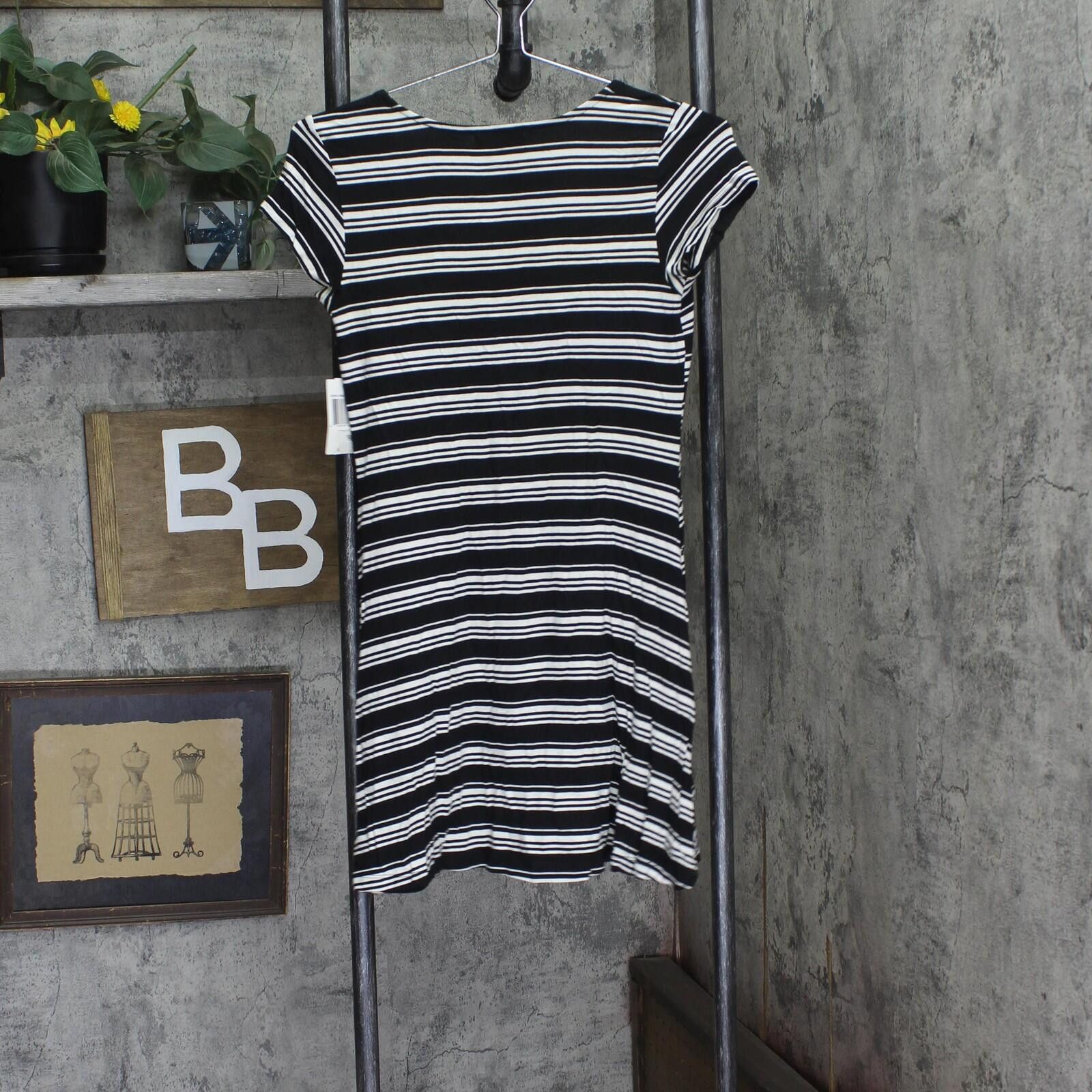 Other Nwt Unedited By Teeze Me Knit Striped Dress Black Multi Xs Size XS / US 0-2 / IT 36-38 - 2 Thumbnail