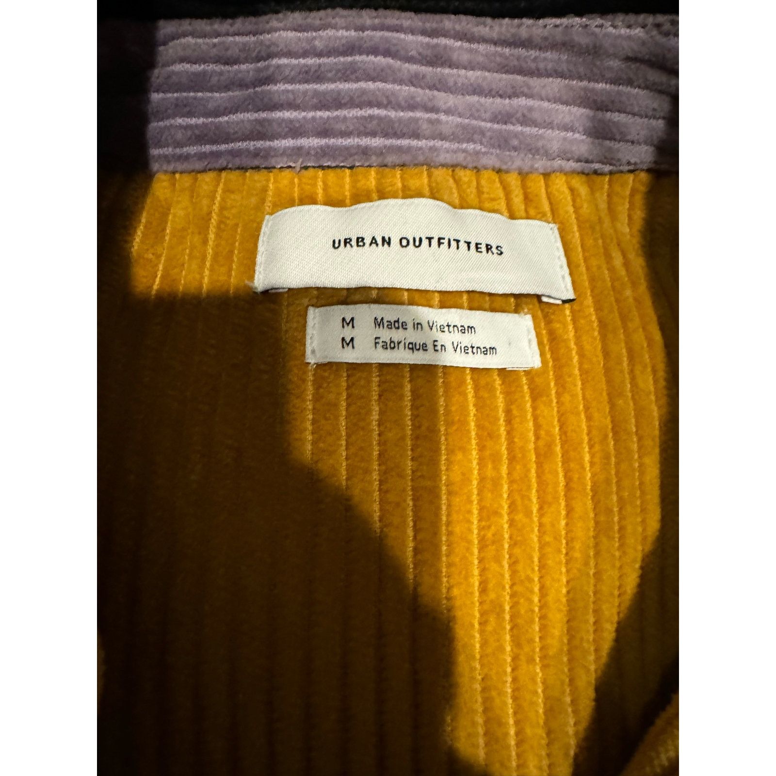 Urban Outfitters Urban outfitters UO Ryder Blocked Corduroy Zip Shirt medium Size US M / EU 48-50 / 2 - 10 Thumbnail