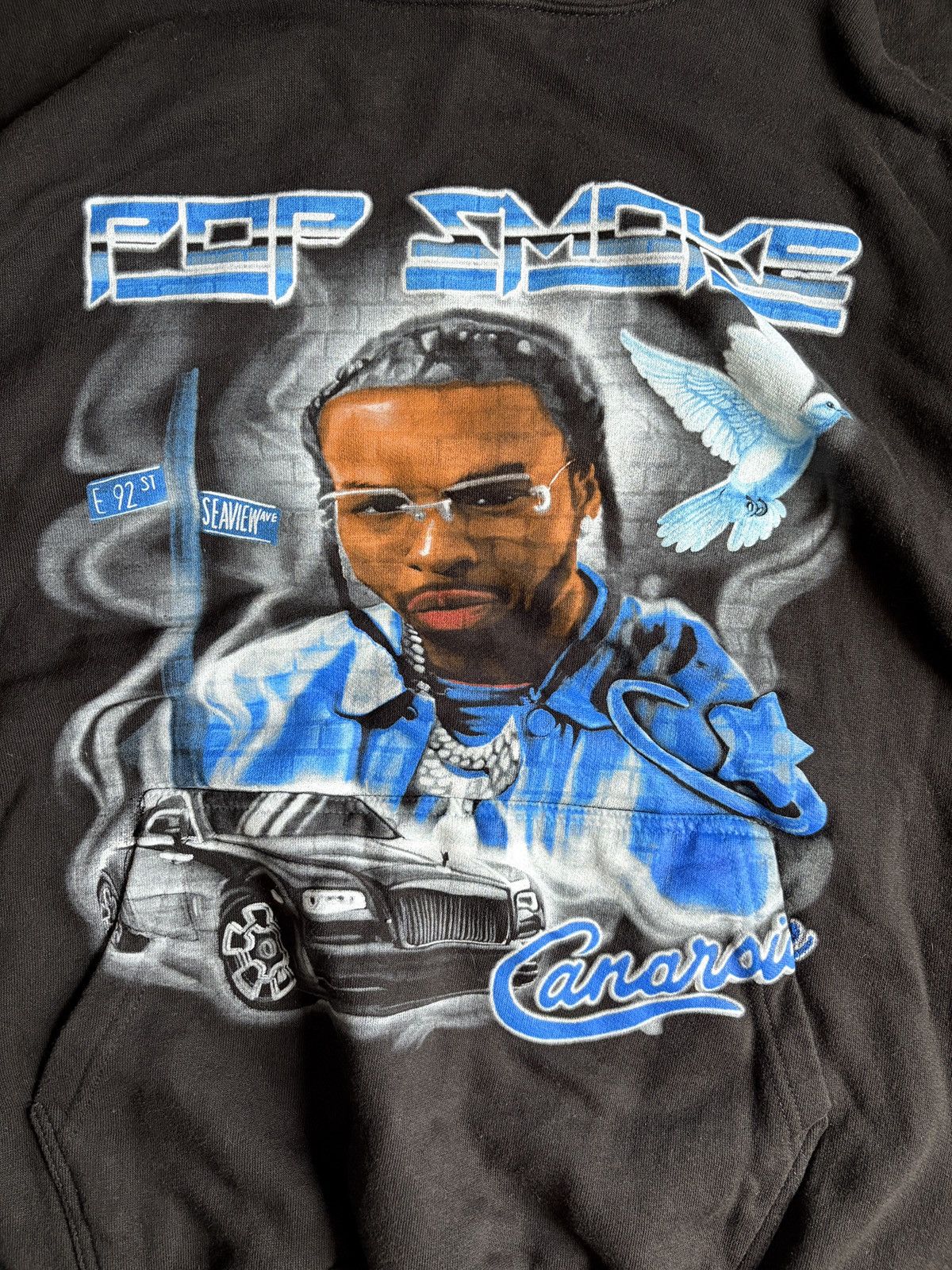 Rap Tees Pop Smoke Hoodie Size US M / EU 48-50 / 2 - 2 Thumbnail