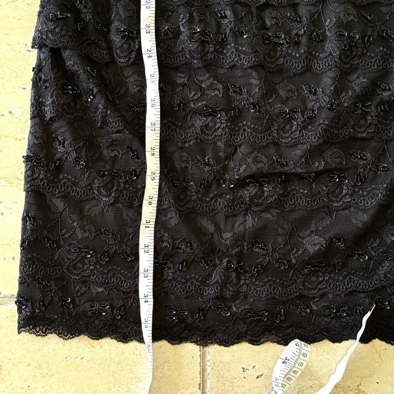 Other MARINA Black Dress with Beads, Size 8 Size M / US 6-8 / IT 42-44 - 9 Thumbnail