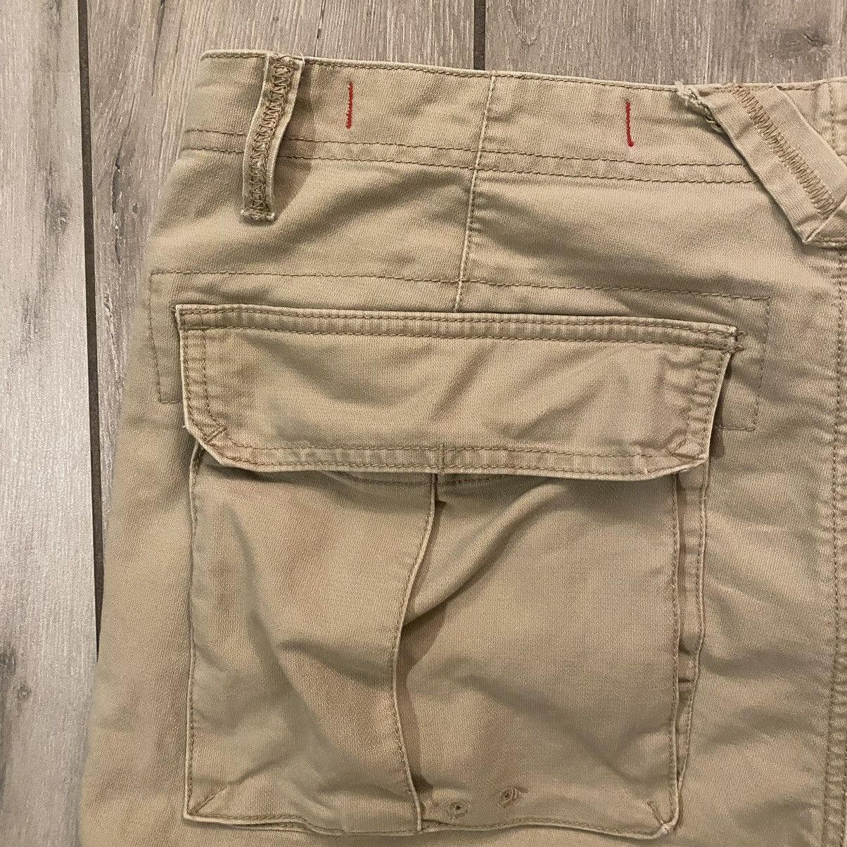 Element × JNCO × Southpole Vintage Y2K Earth Tone Tan Element Baggy Cargo Shorts 38 Size US 38 / EU 54 - 7 Thumbnail