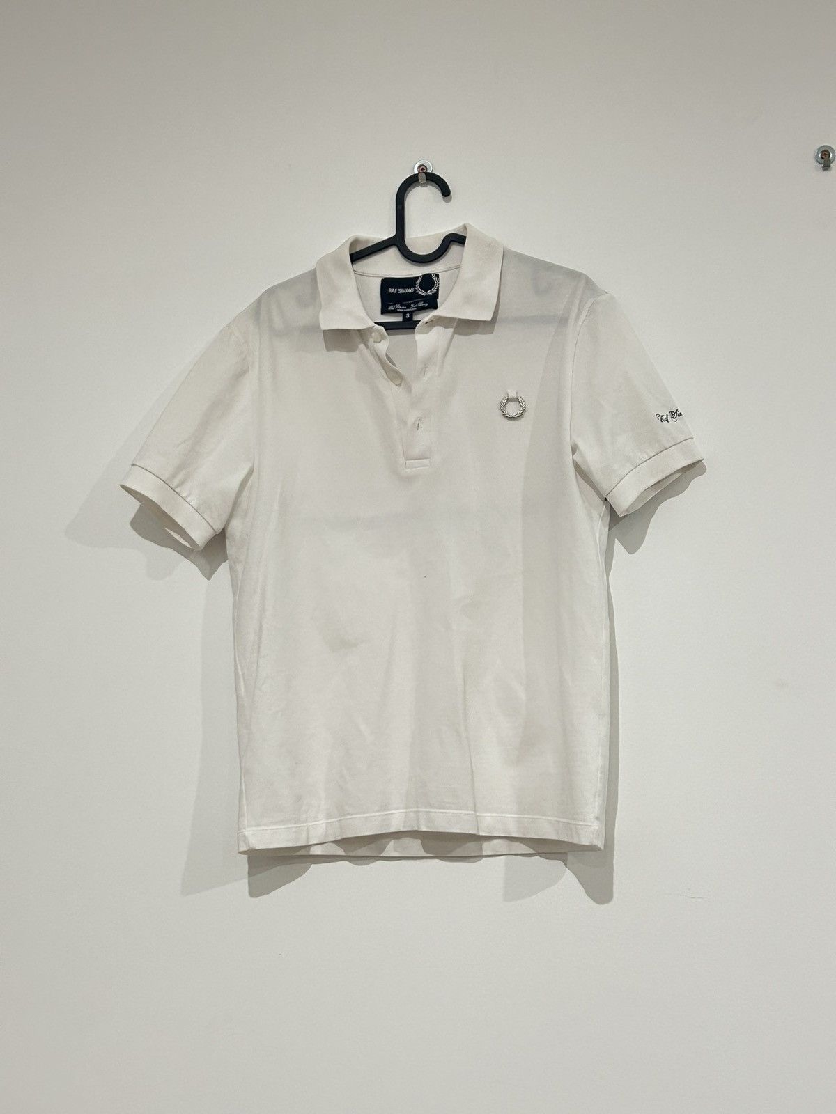 Fred Perry × Raf Simons Raf Simons X Fred Perry graphic white polo SS20 Size US S / EU 44-46 / 1 - 2 Thumbnail