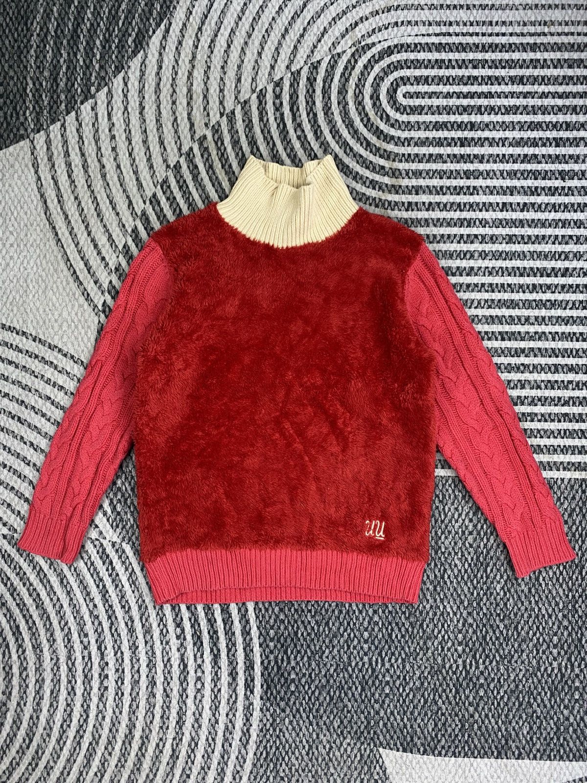 Uniqlo Vintage Uniqlo X Undercover Fleece Knitted Sweater Size US S / EU 44-46 / 1 - 1 Thumbnail