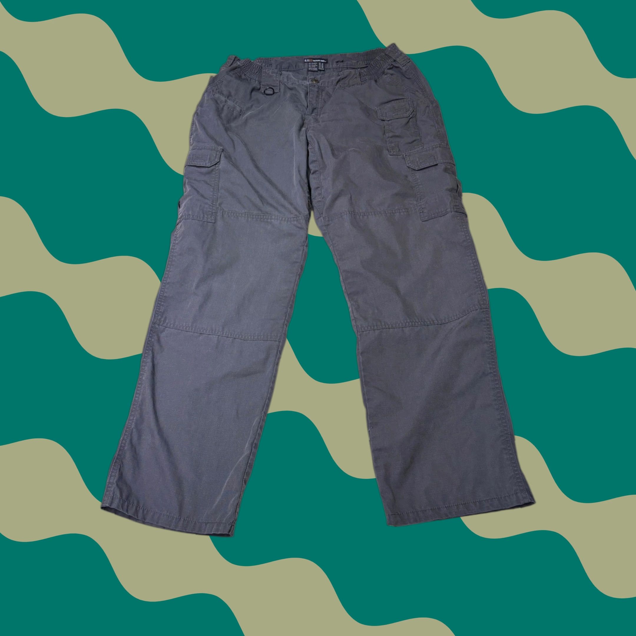 Vintage 5.11 Men's Taclite Pro Ripstop Cargo Pant Grey Regular 32X30 Tac-143 Pants Men Grey 5.11 Tactical Series Size US 32 / EU 48 - 1 Thumbnail