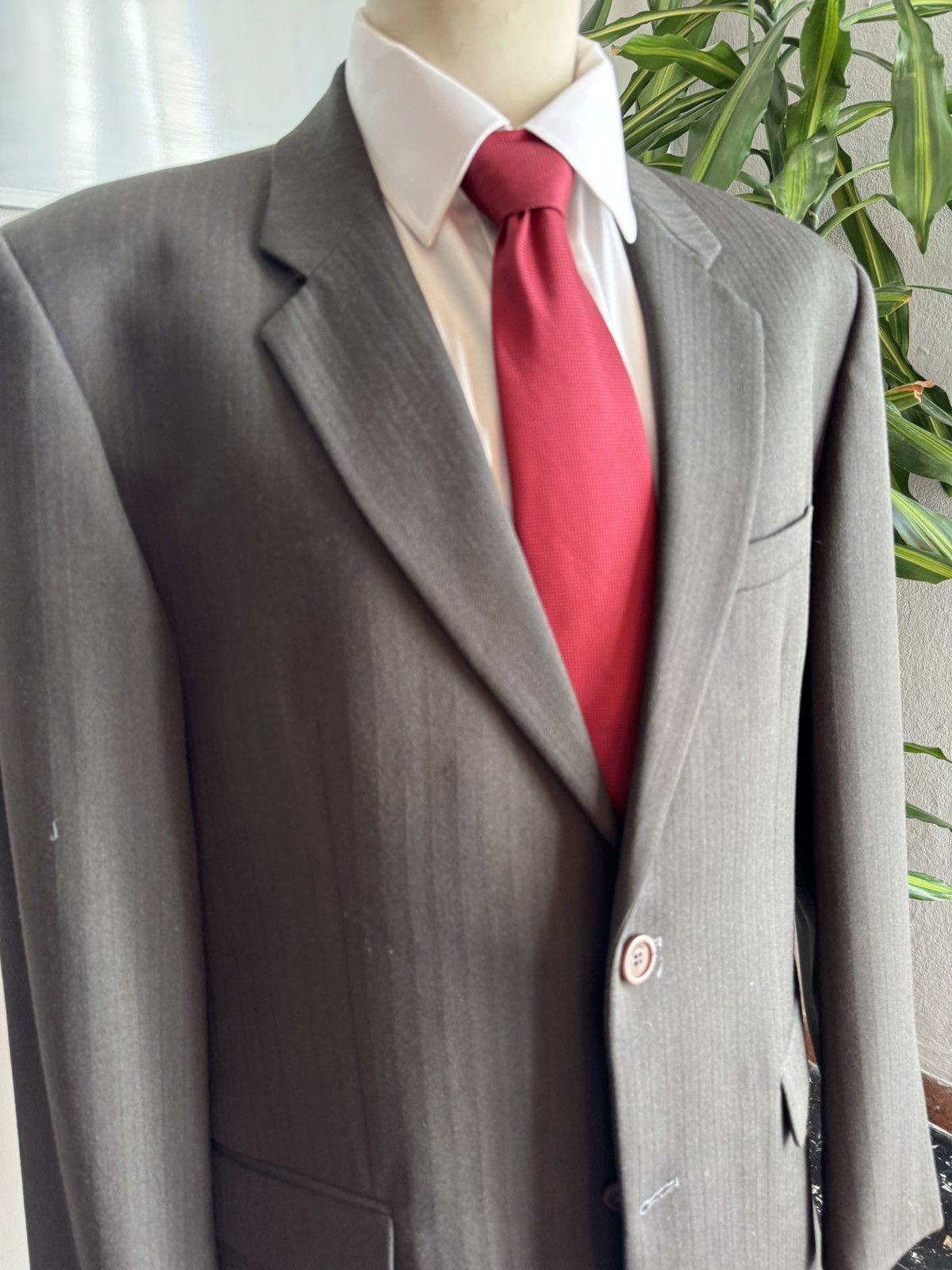 Versace Gianni versace grey suit 52 Size 52R - 2 Thumbnail