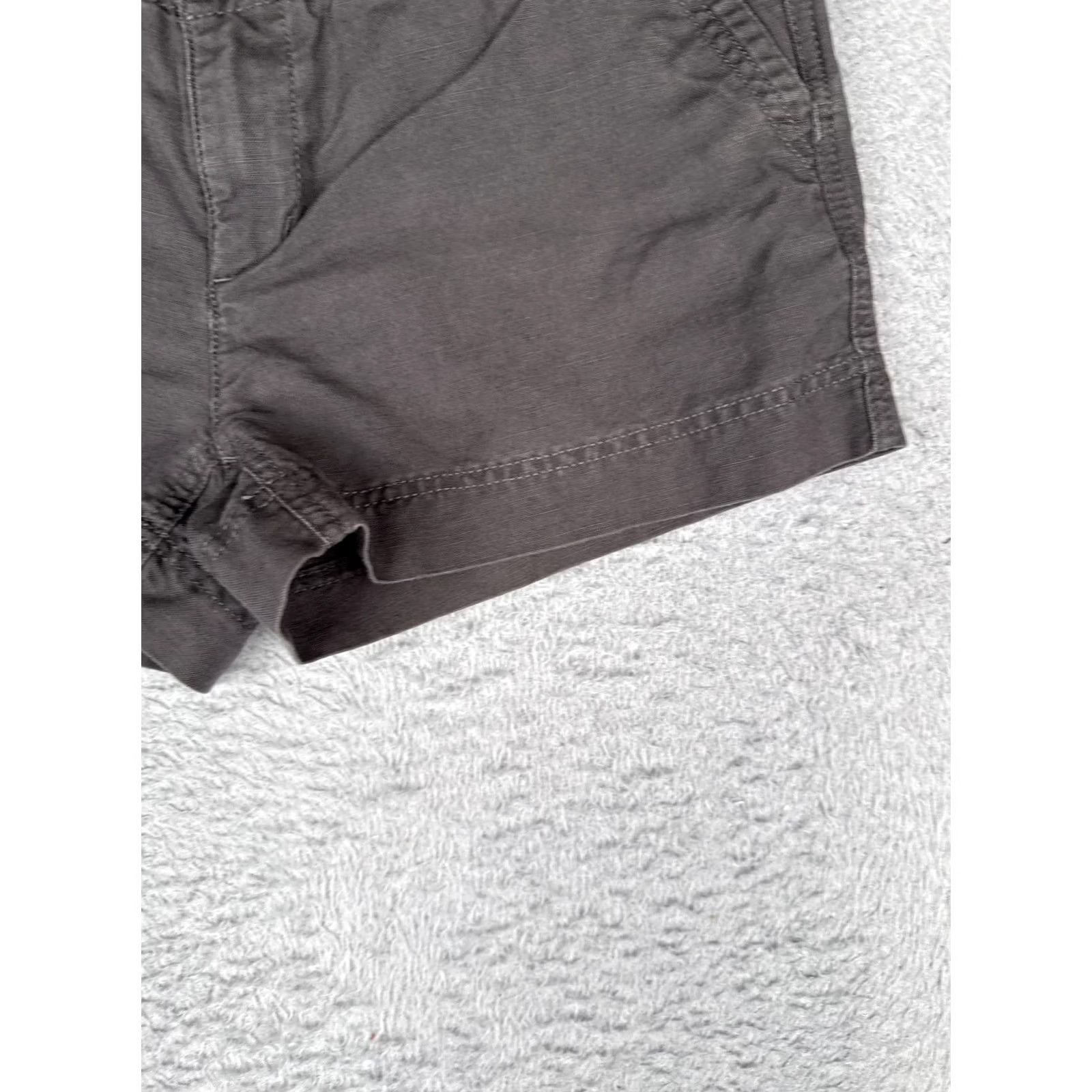 The North Face The North Face Shorts Womens 6 Gray Cotton Linen Chino 3 Inseam Pockets Casual Size 28" / US 6 / IT 42 - 2 Thumbnail