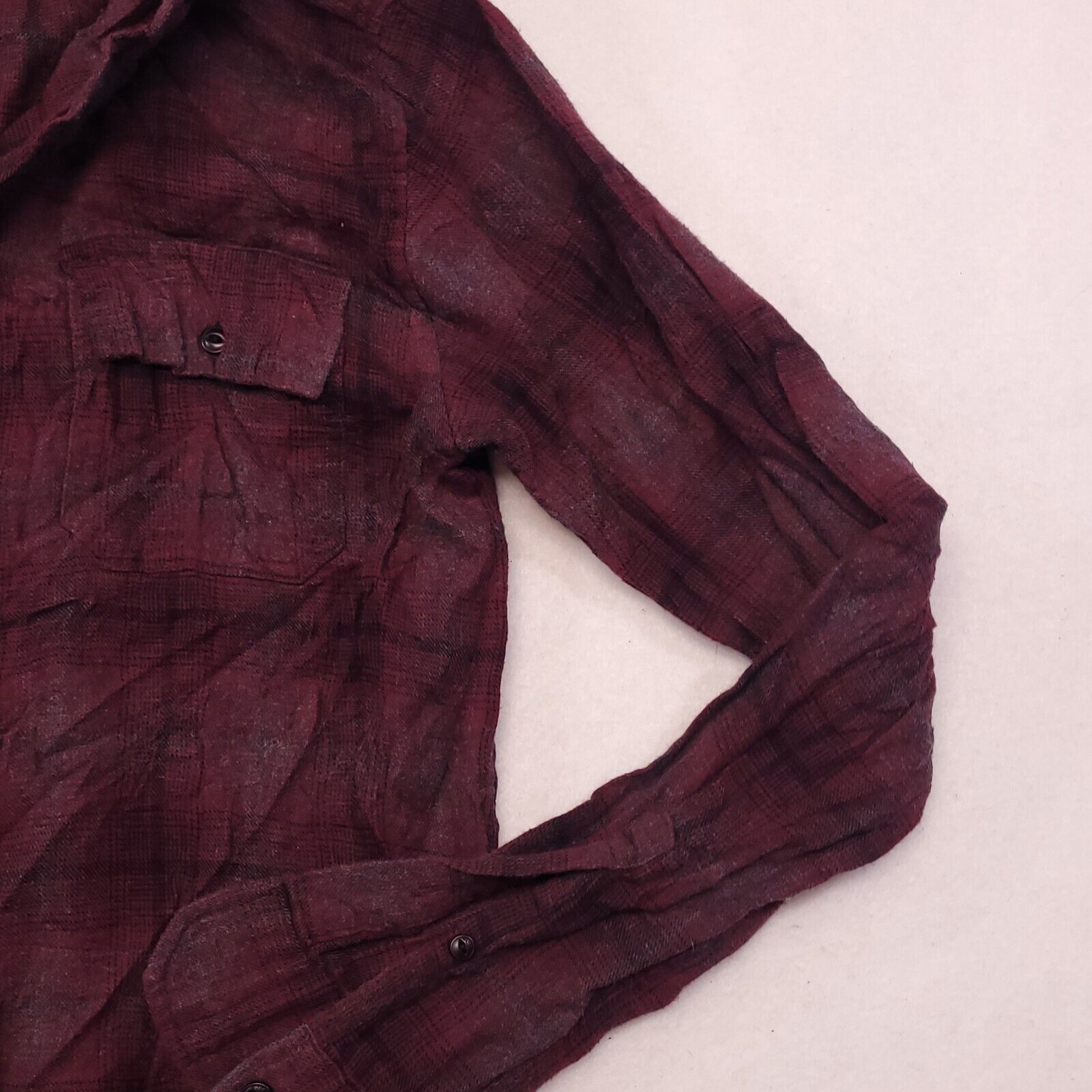Ezekiel Ezekiel Tartan Flannel Button Up Shirt Womens Size M Red Size M / US 6-8 / IT 42-44 - 6 Thumbnail