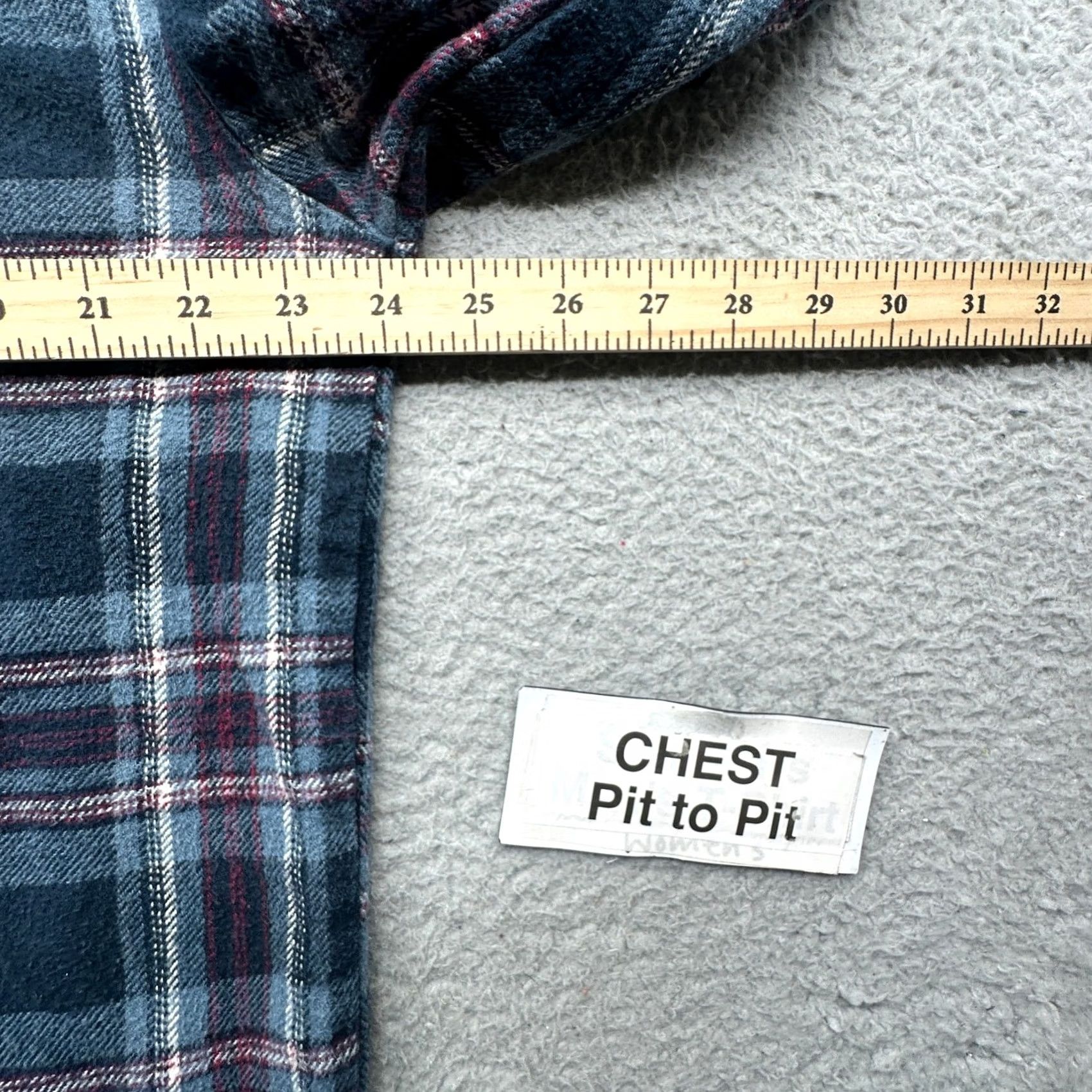 Dickies VINTAGE Dickies Flannel Button Up Plaid Blue Long Sleeve Shirt Mens Large Pocket Shirt Size US L / EU 52-54 / 3 - 6 Thumbnail