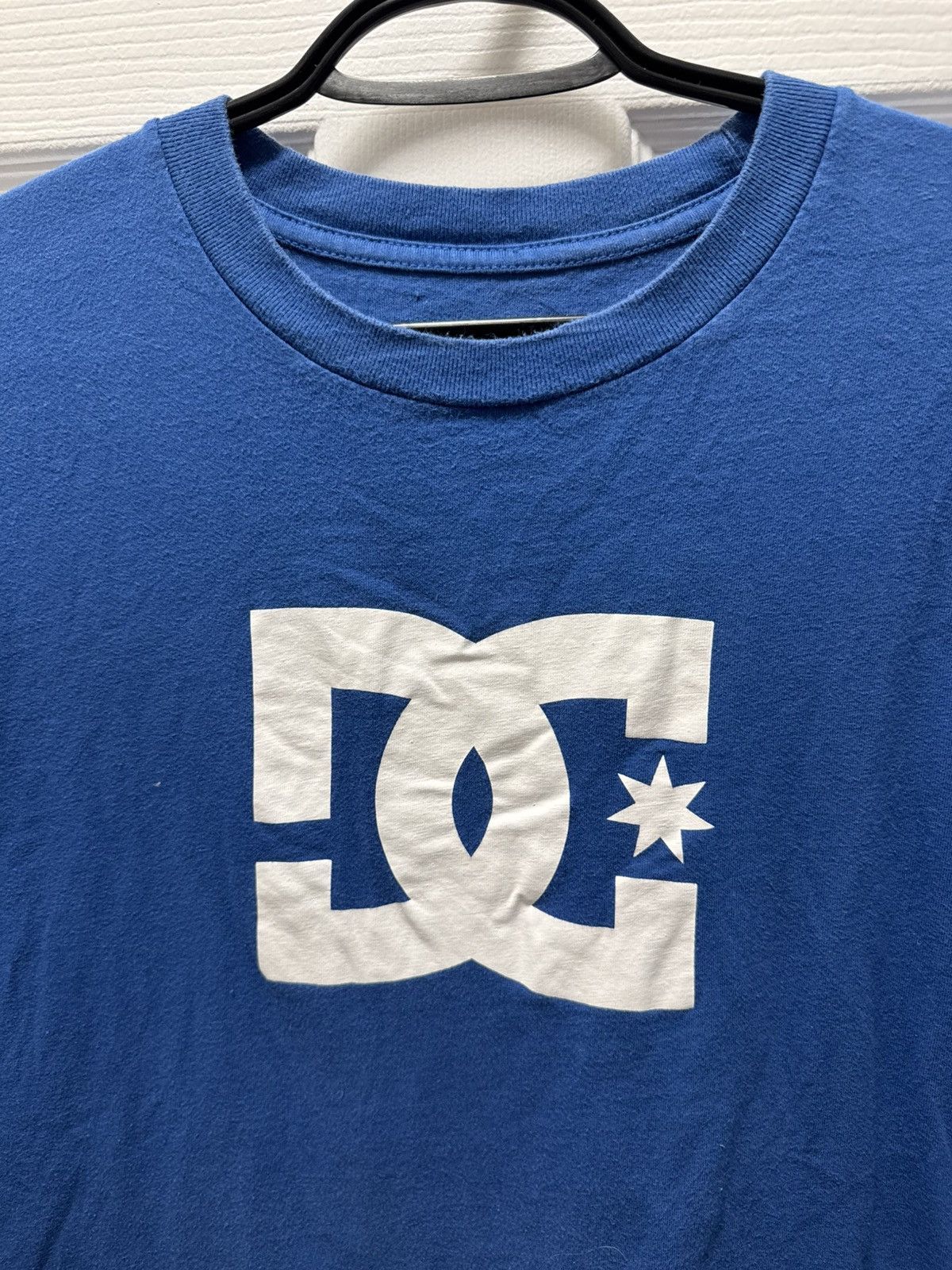 DC DC Skate Vintage Classic Skateboarding White Logo Blue Shirt Size US L / EU 52-54 / 3 - 4 Thumbnail