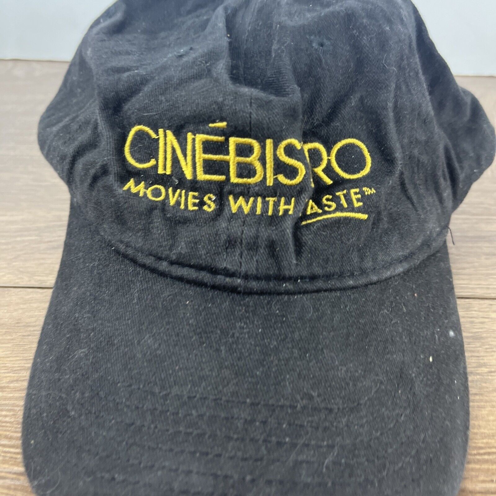 Other Cinebistro Black Hat Adjustable Adult Size Black Hat Cap Size ONE SIZE - 6 Thumbnail