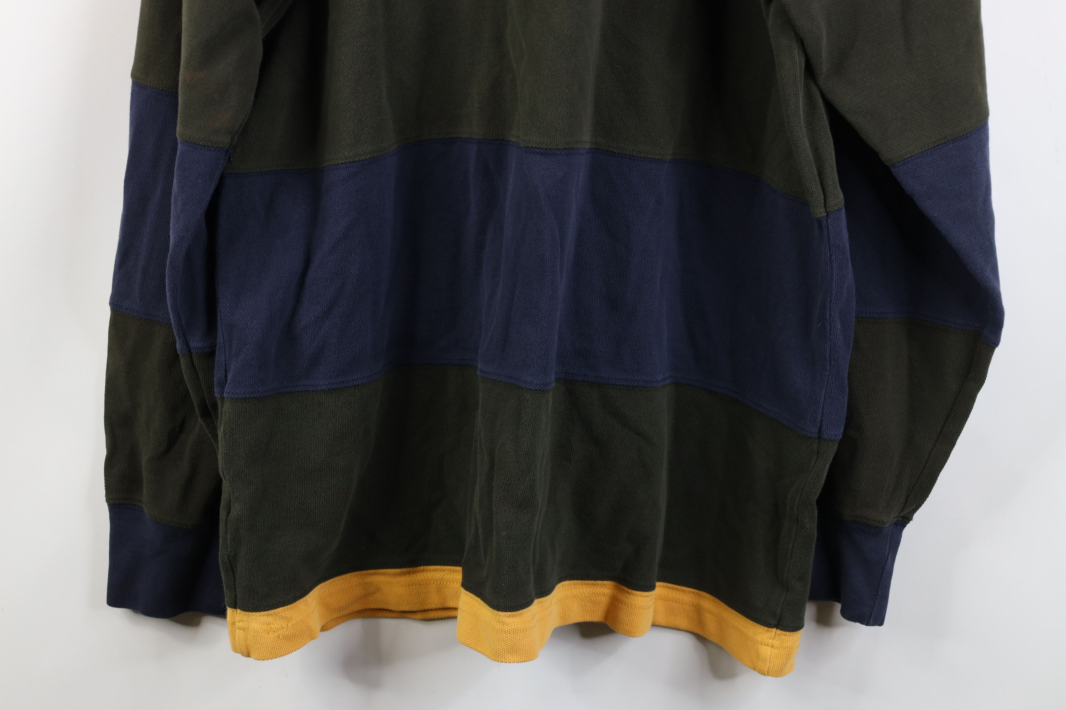 Tommy Hilfiger Vintage 90s Tommy Hilfiger Block Long Sleeve Rugby Polo Size US L / EU 52-54 / 3 - 15 Thumbnail