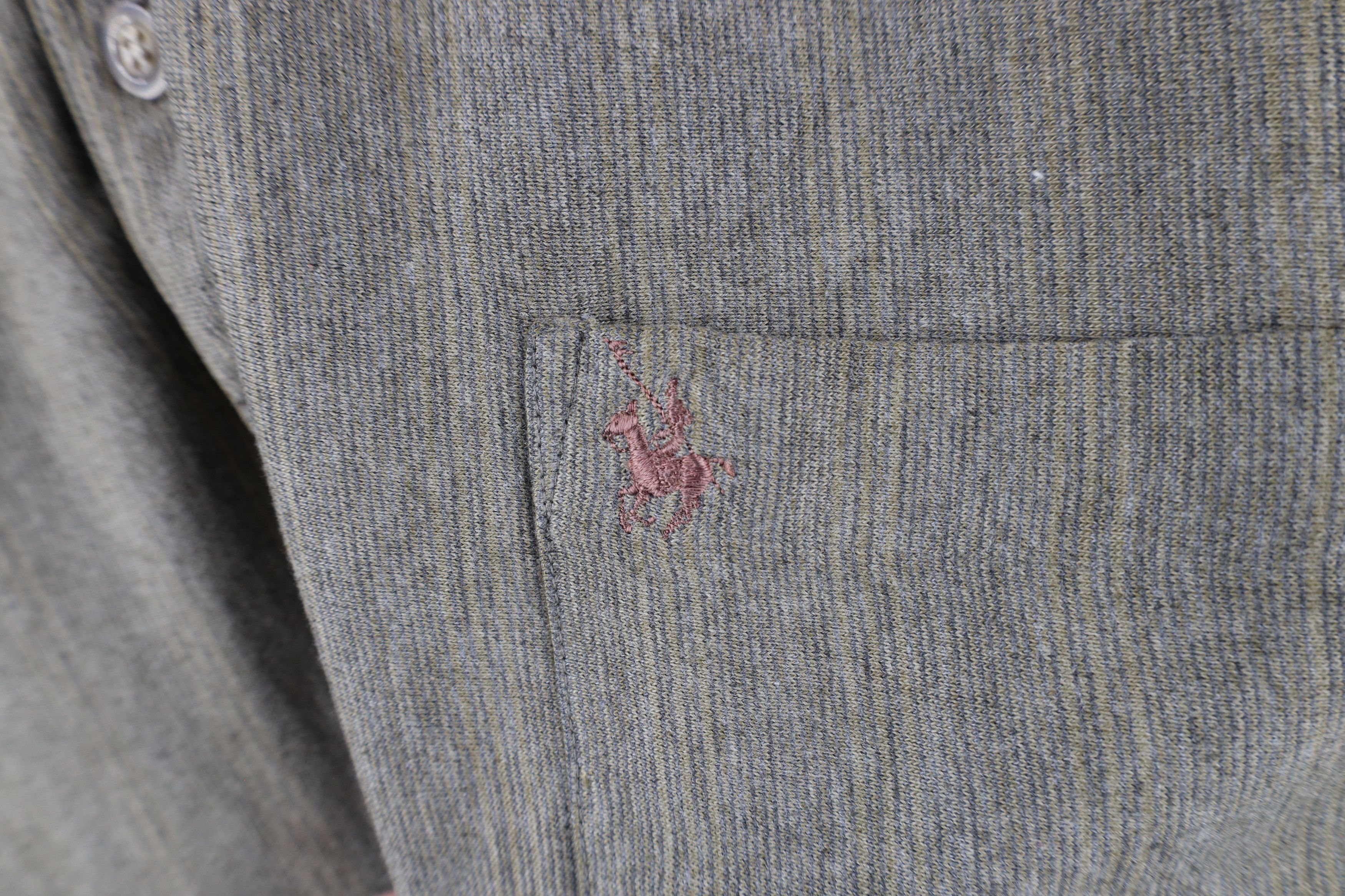 Vintage Vintage 90s Streetwear Knit Long Sleeve Rugby Polo Shirt Size US L / EU 52-54 / 3 - 4 Thumbnail