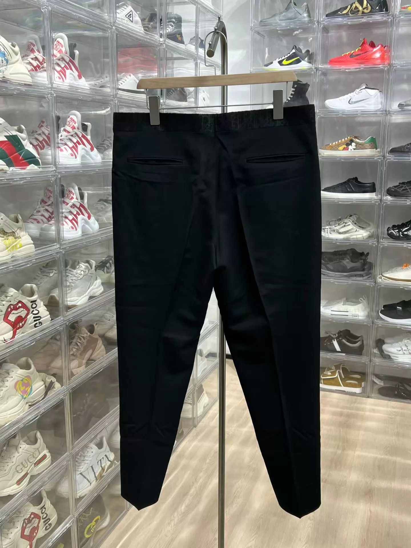Dior Dior Embroidered Logo Wool Blend Pants 50 Size US 34 / EU 50 - 5 Thumbnail