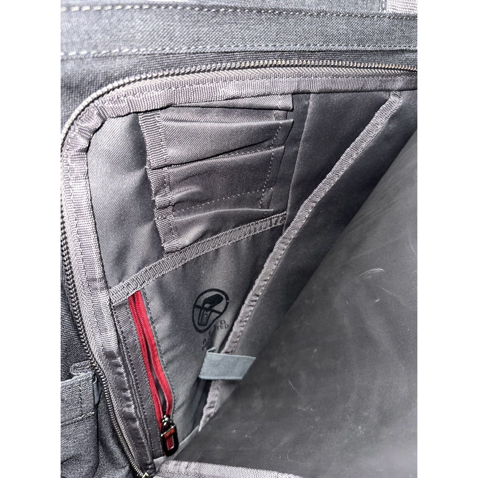Vintage Golden Pacific Backpack RFID Blocker Roll-Top Canvas NWT Men Gray Size ONE SIZE - 2 Thumbnail