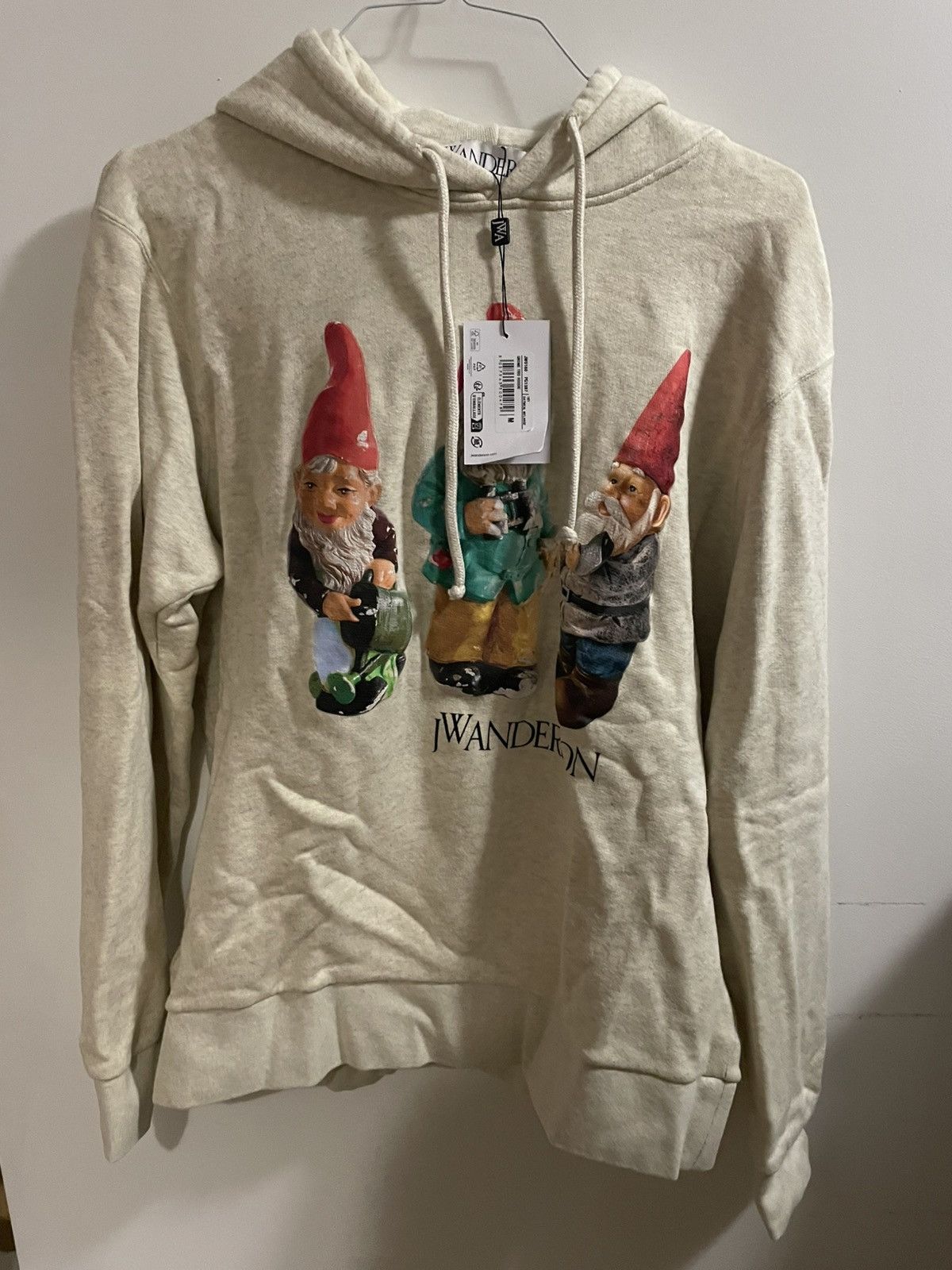 JW Anderson BNWT French Terry Gnome Trio Hoodie Size US M / EU 48-50 / 2 - 4 Thumbnail