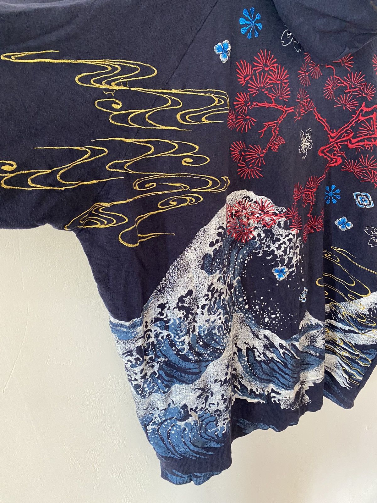Japanese Brand × Vintage Sukajan Embroidered Hoodies Size US XXL / EU 58 / 5 - 4 Thumbnail