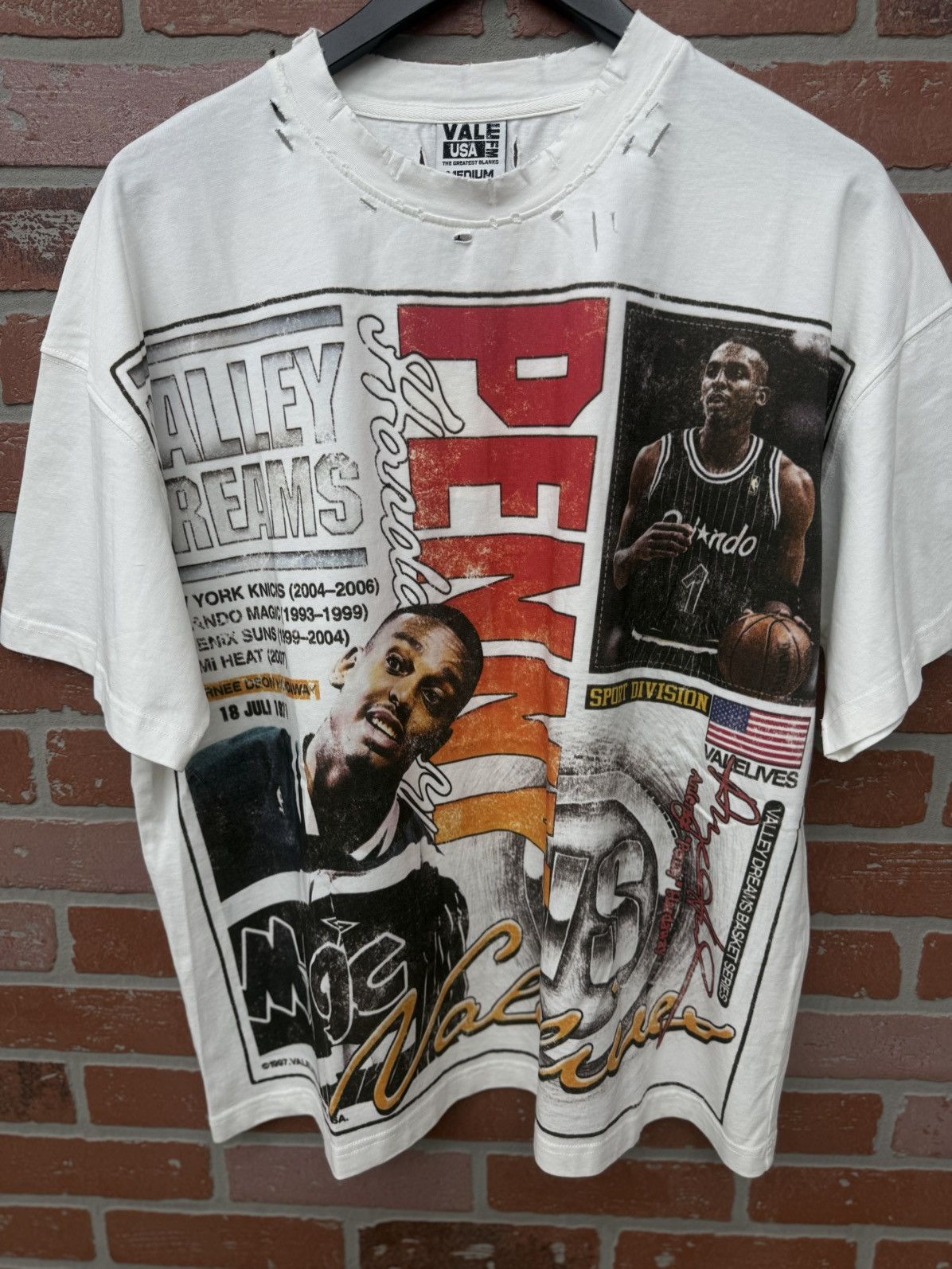 Vale Valley White Summer Tee Men’s Size M (NEW) Size US M / EU 48-50 / 2 - 4 Thumbnail