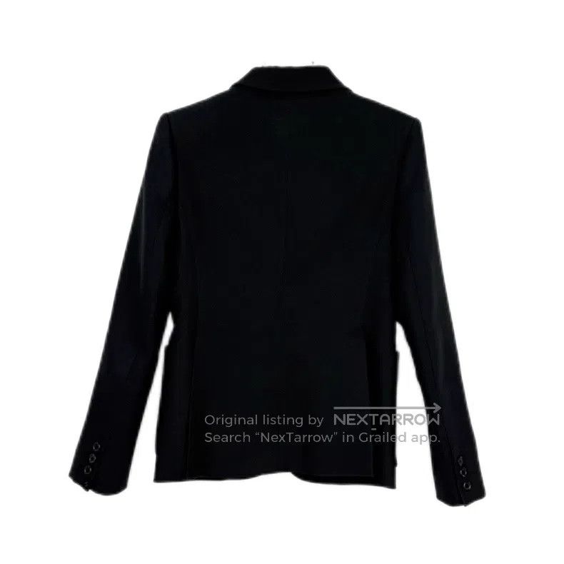 Louis Vuitton Louis Vuitton Black Pocket Patch Letter Wool blazer Size XS / US 0-2 / IT 36-38 - 2 Thumbnail
