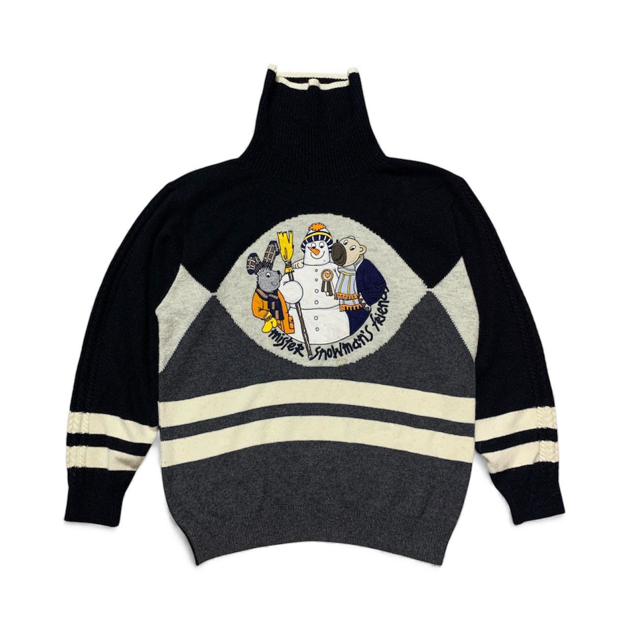 Jean Charles De Castelbajac Vintage Calstelbajac High Neck Knitwear Iceberg Size US M / EU 48-50 / 2 - 1 Thumbnail