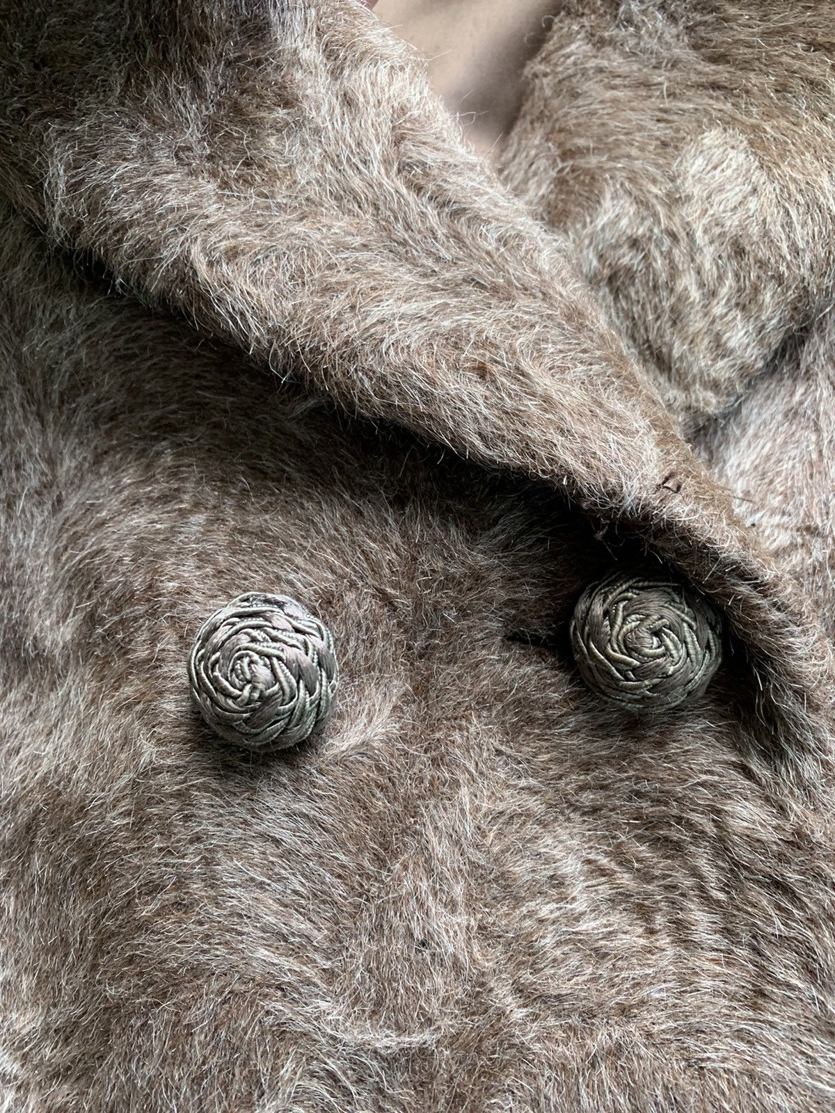 Vintage Vintage Fur Coat Skirt Set Chanel Blazer Fox Two Piece Wool Size XS / US 0-2 / IT 36-38 - 14 Thumbnail