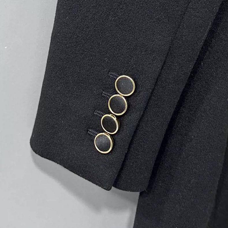Saint Laurent Paris Saint Laurent Paris Limited edition black smoking blazer 25 Size XXS / US 00 / IT 34 - 4 Thumbnail