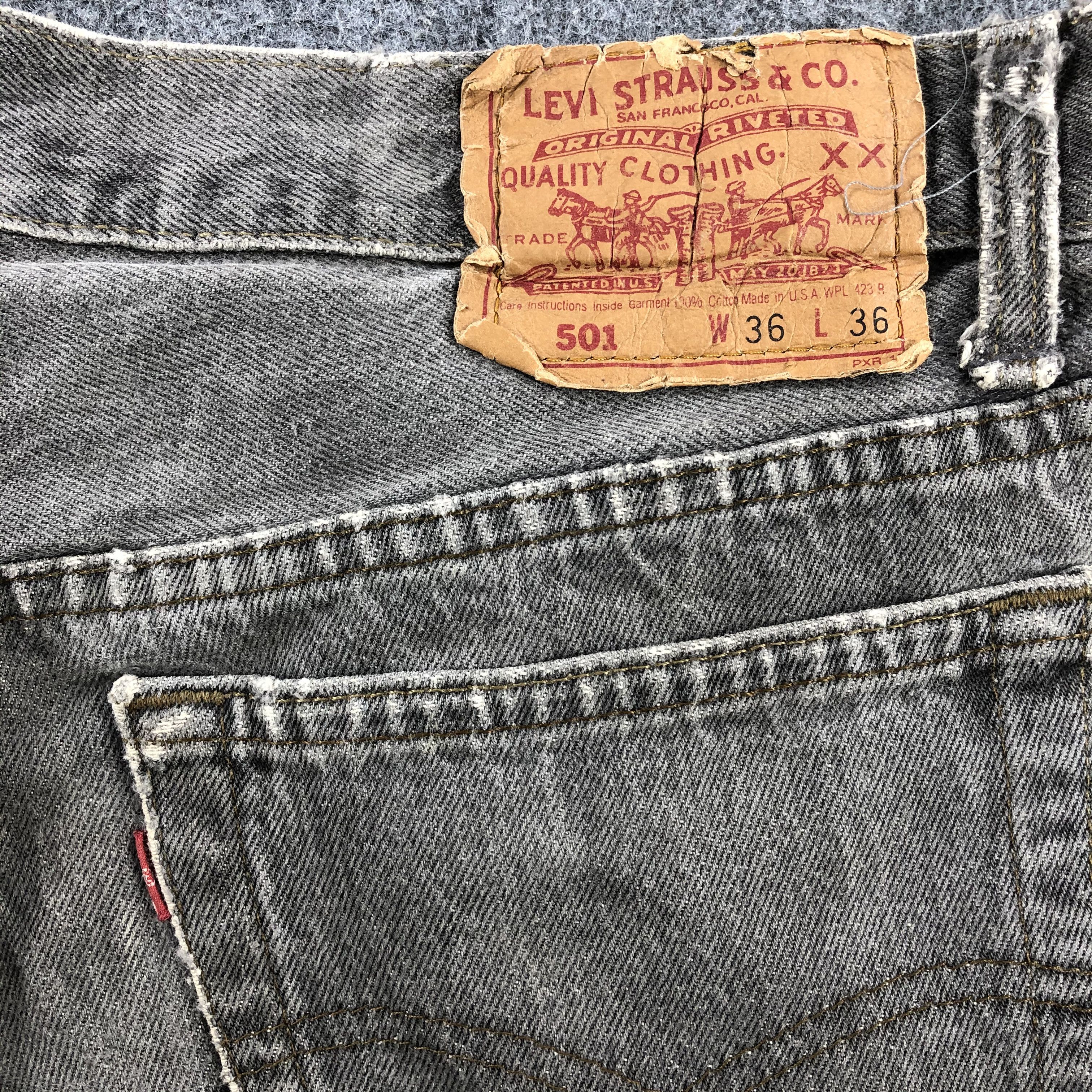 Levi's Vintage 90s Levis 501 Earth Tone Jeans-JM1597 Size US 36 / EU 52 - 6 Thumbnail