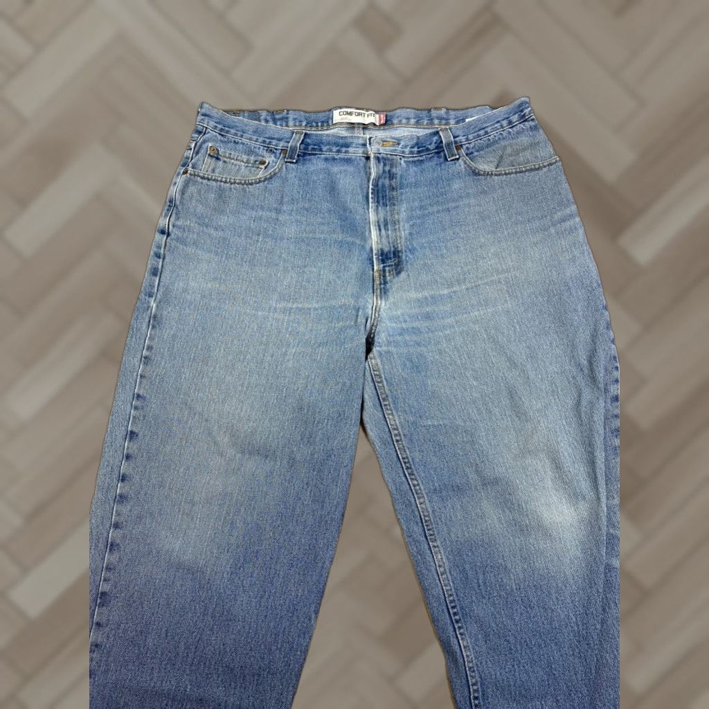 Levi's Levi's 560 Denim Jeans Mens 42x30 Blue Comfort Fit Straight Casual Reg Regular 29in Pockets 10241 Size US 42 / EU 58 - 1 Thumbnail