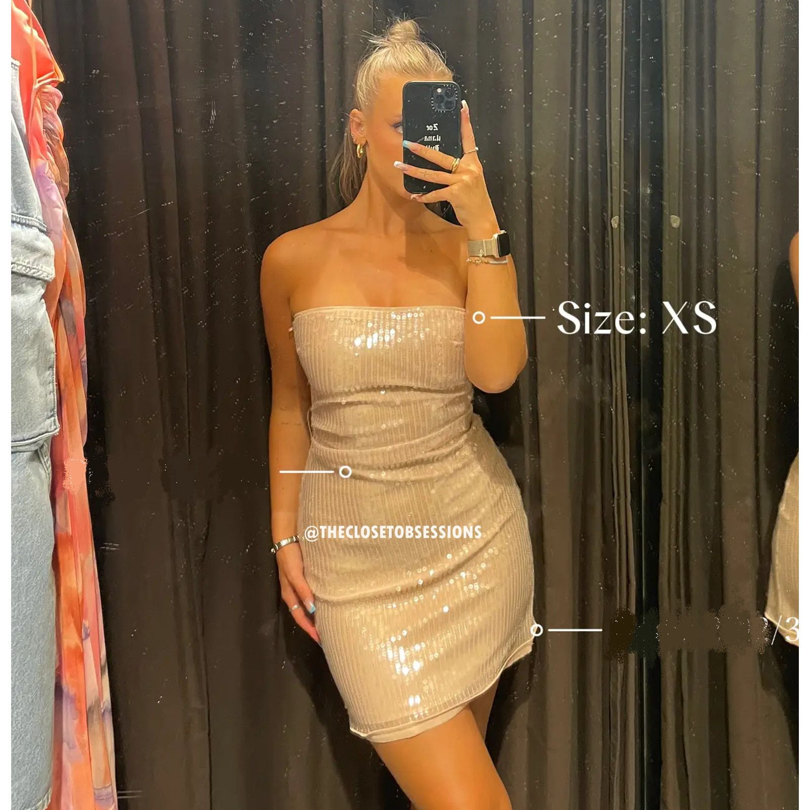 dressbarn fit and flare dress Fitted Dress With Double Belt Khaki Zara Women's Inspired – Styledup.co.uk main image 1