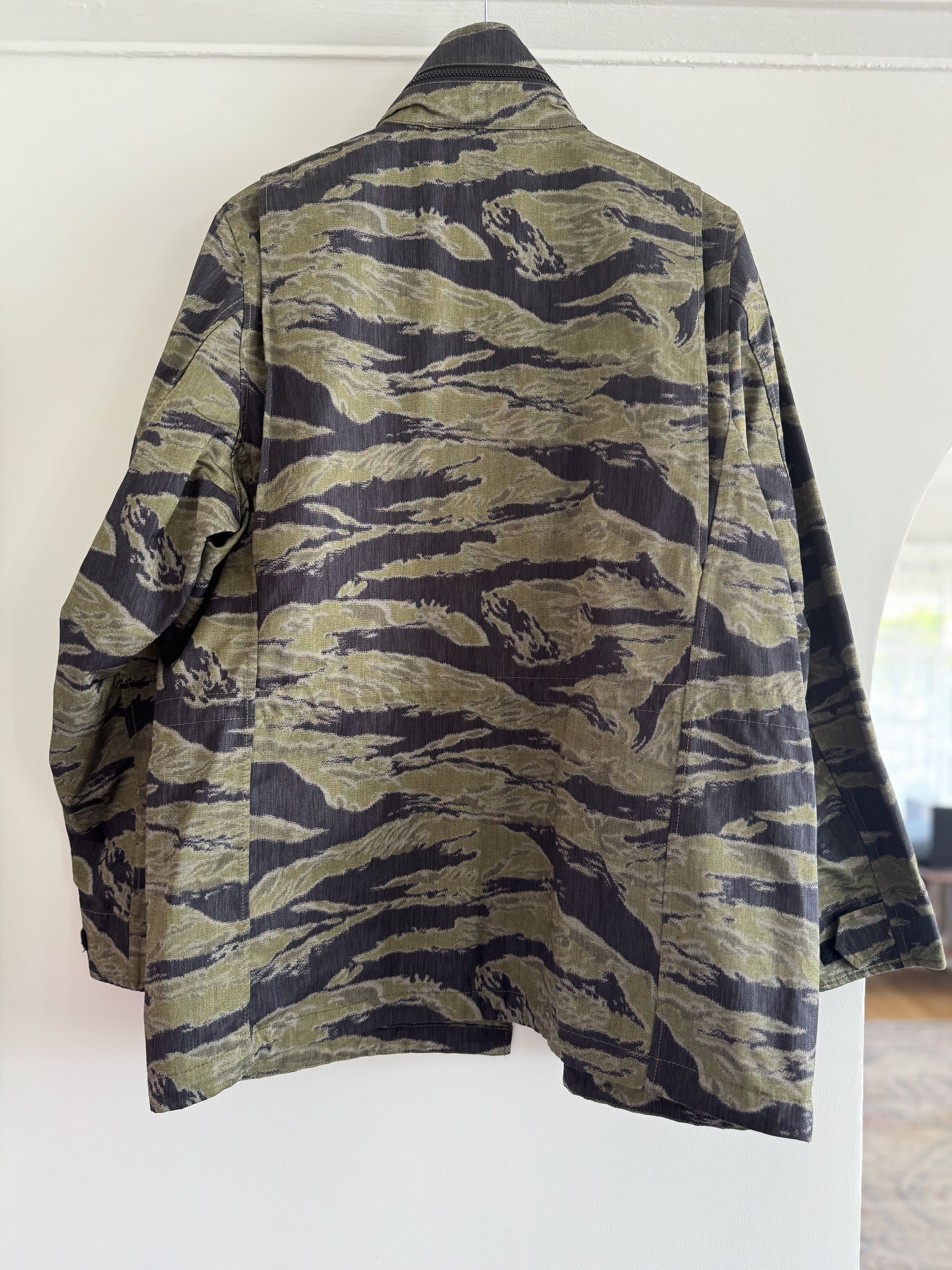 Aspesi Aspesi Cotton Tiger Camo Military Jacket Size US XL / EU 56 / 4 - 2 Thumbnail
