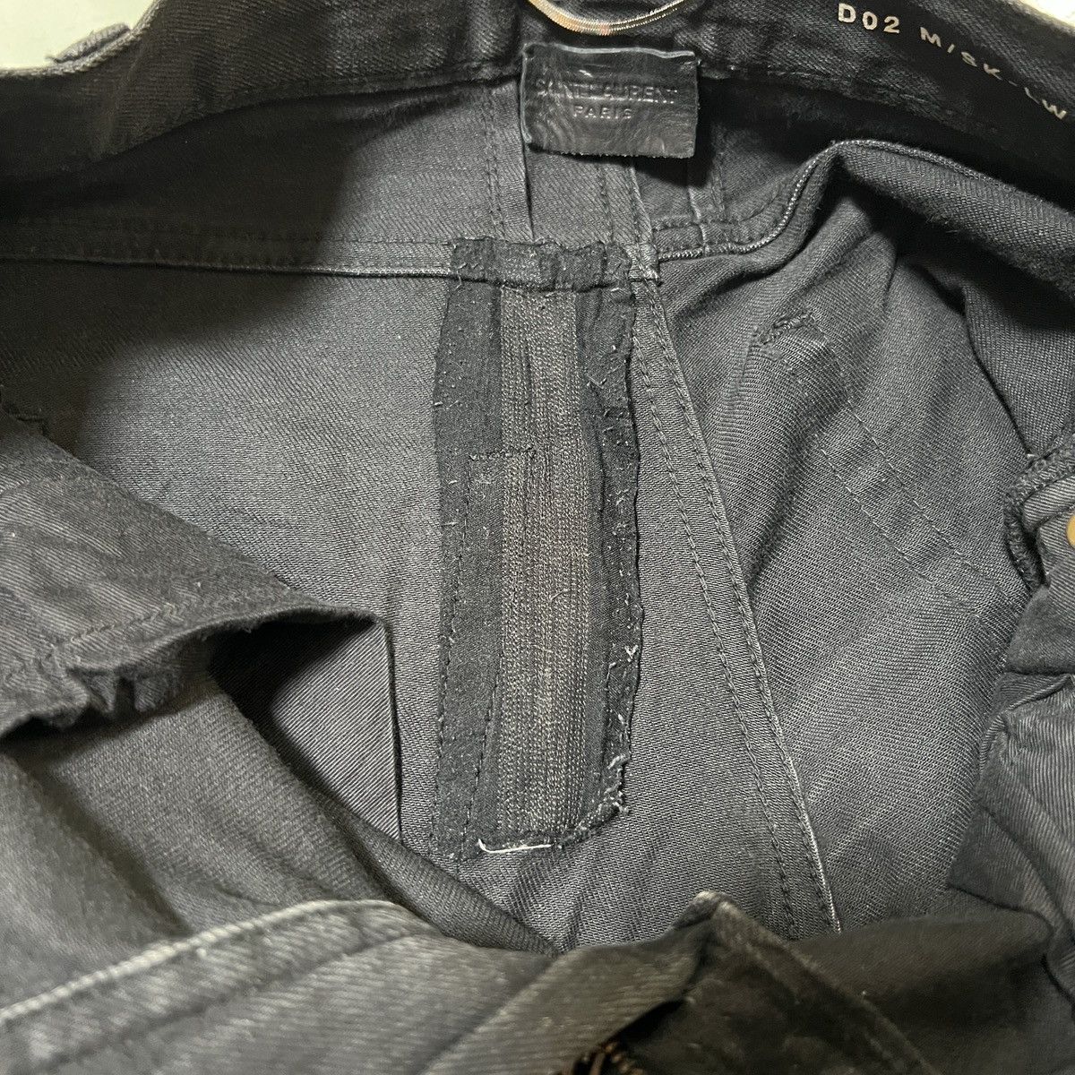 Hedi Slimane × Saint Laurent Paris 🔥 2013 Saint Laurent Paris Dyed SlimFit Size US 27 - 18 Thumbnail