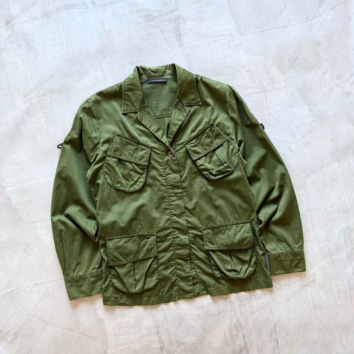 plein sud Plein Sud Jeans Military Multi-pocket Archive Vintage Jacket Size L / US 10 / IT 46 - 1 Thumbnail