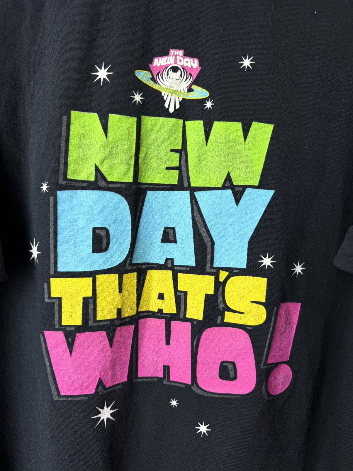 WWE Vintage WWE New Day Thats WHO? WWF T Shirt Wrestling Size US XL / EU 56 / 4 - 6 Thumbnail