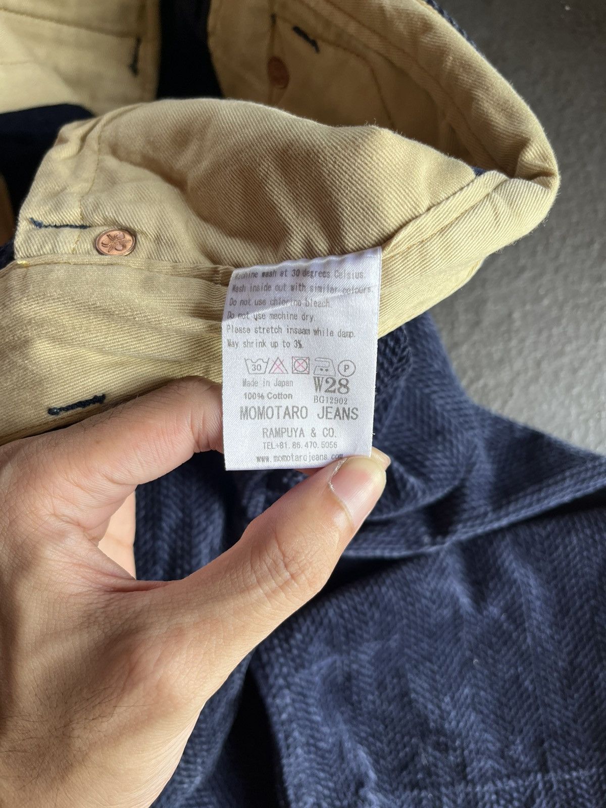Momotaro Jeans Momotaro Corduroy Wooven Herringbone Cinch Strap Waist Size US 28 / EU 44 - 16 Thumbnail