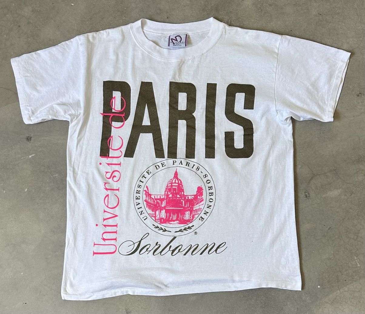 National Standard VINTAGE UNIVERSITE DE PARIS SORBONNE BNWT TEE Size US XL / EU 56 / 4 - 1 Thumbnail