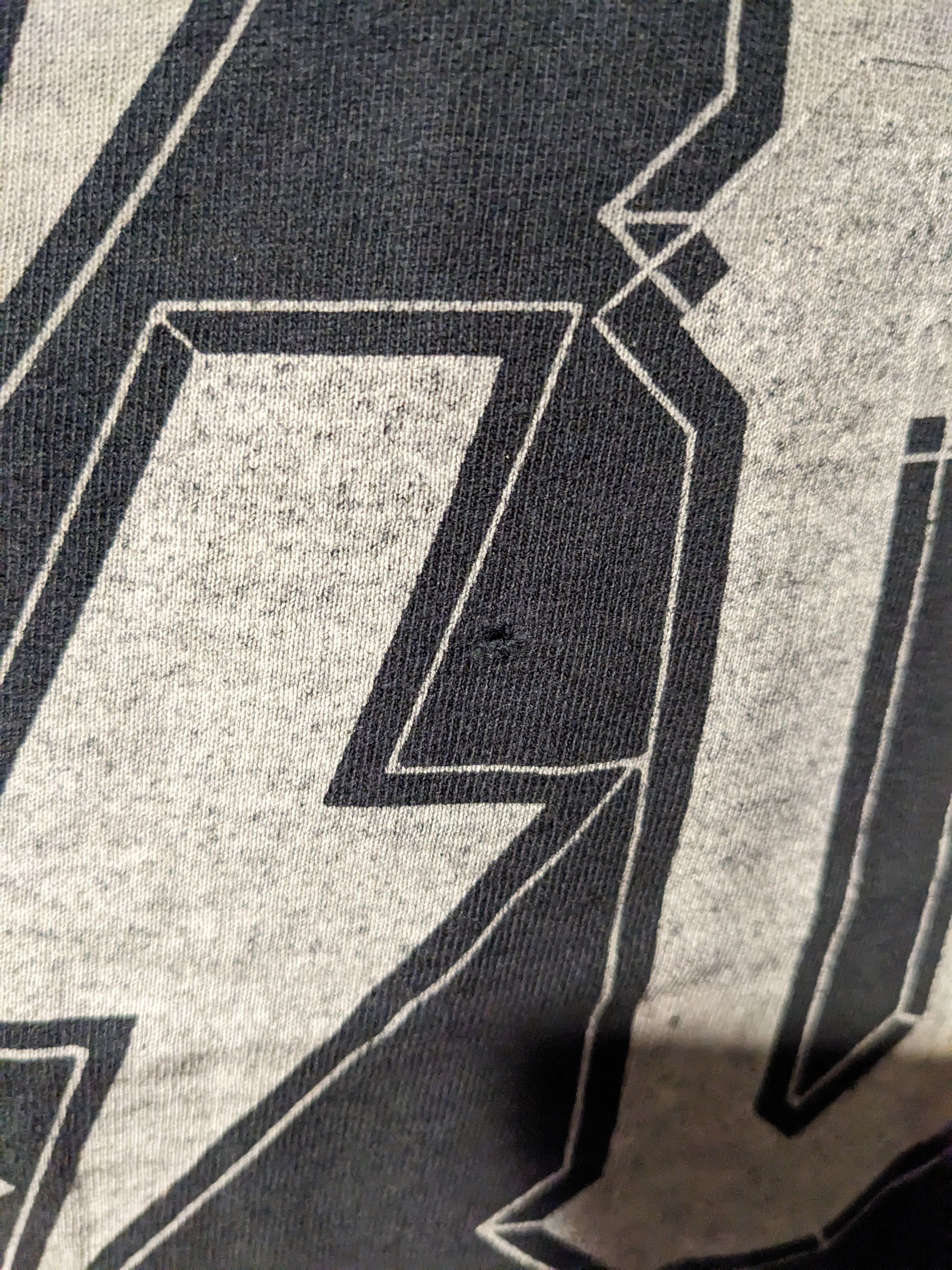 AC/DC × Band Tees × Vintage Vintage 2010 ACDC Back in Black Spell Out Logo T-Shirt Size US XL / EU 56 / 4 - 9 Thumbnail