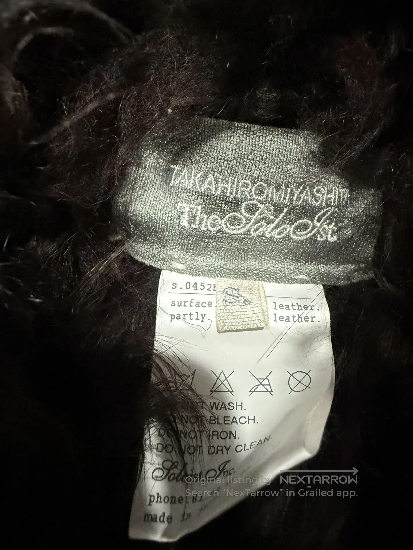 Comme des Garcons Homme Plus luxurious shearling hood accessory. Size US S / EU 44-46 / 1 - 3 Thumbnail
