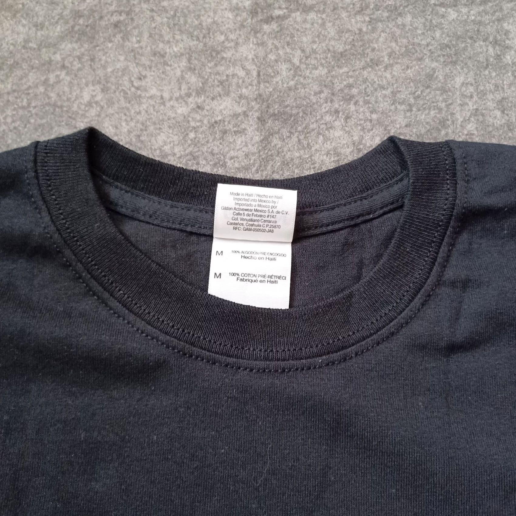 Gildan Gildan Men T-Shirt Black Las Vegas Bike Fest 2014 Motorcycle Front Back Graphic CC Crew Neck M Size US M / EU 48-50 / 2 - 7 Thumbnail